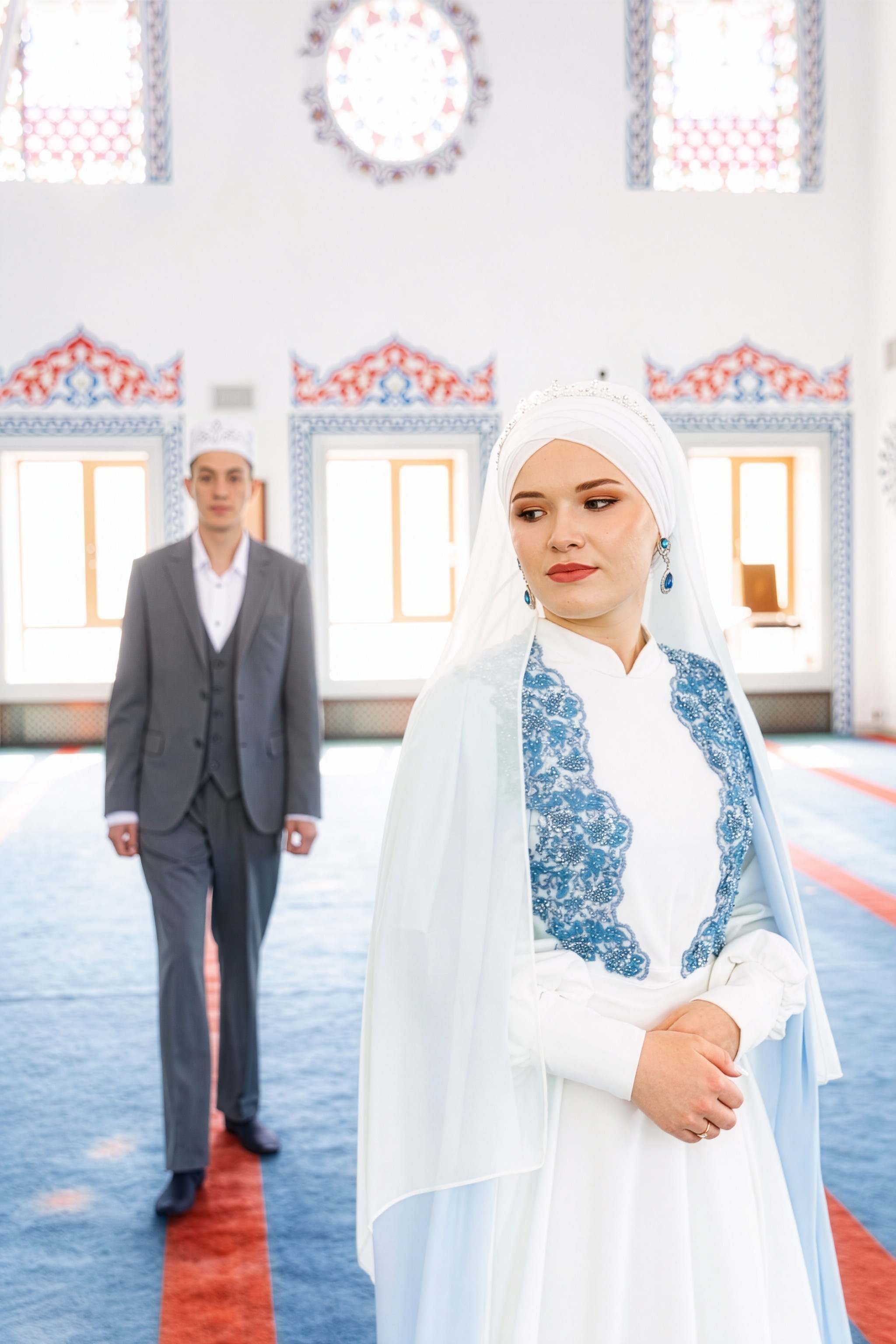 Фотограф на никах в Екатеринбурге — Самат и Лидияна: съемка в мечети. Фотограф Дмитрий Судаков — Свадебная и репортажная съемка в Екатеринбурге и Москве