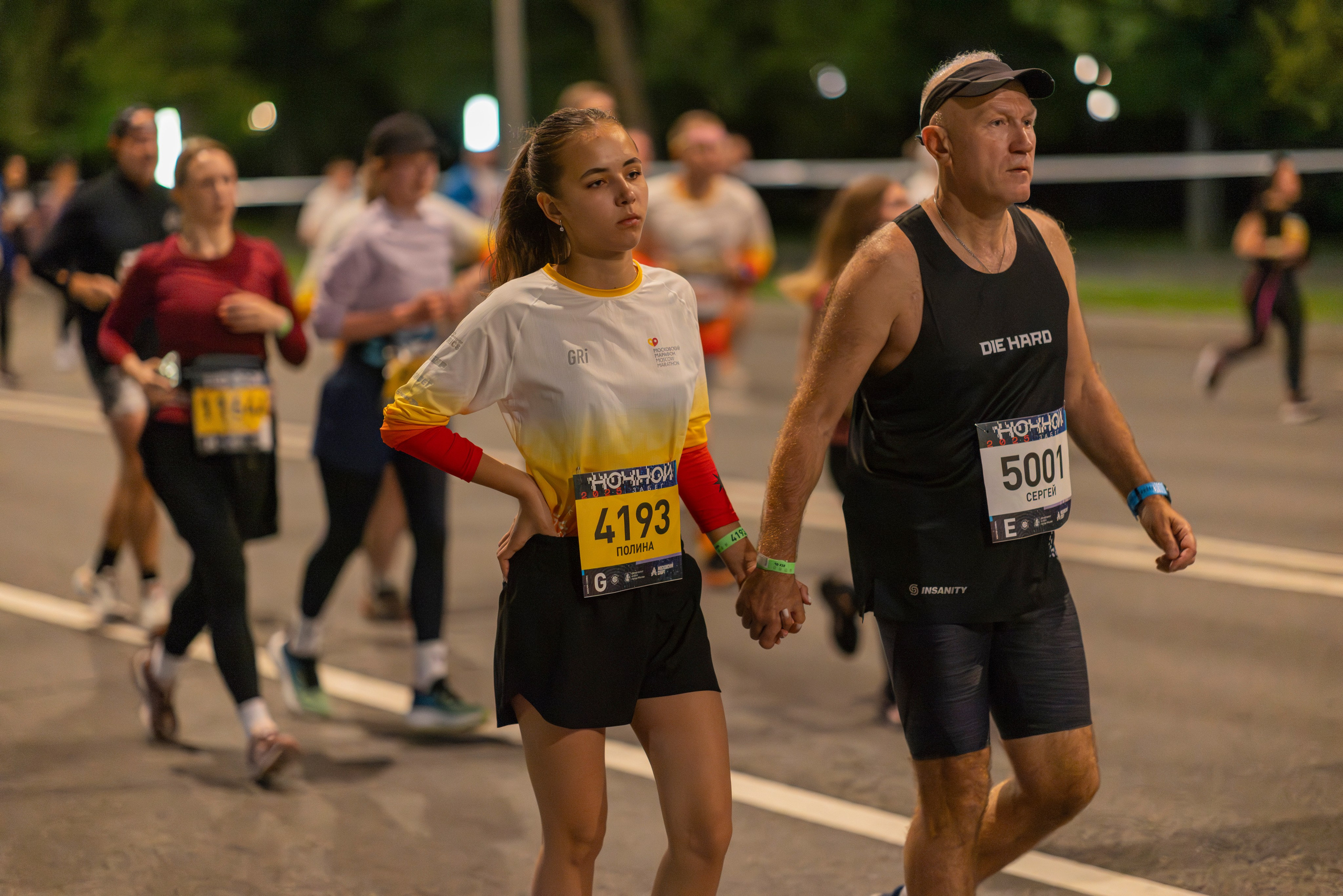 Ночной забег 2025. Фотограф Сергей Ловкий