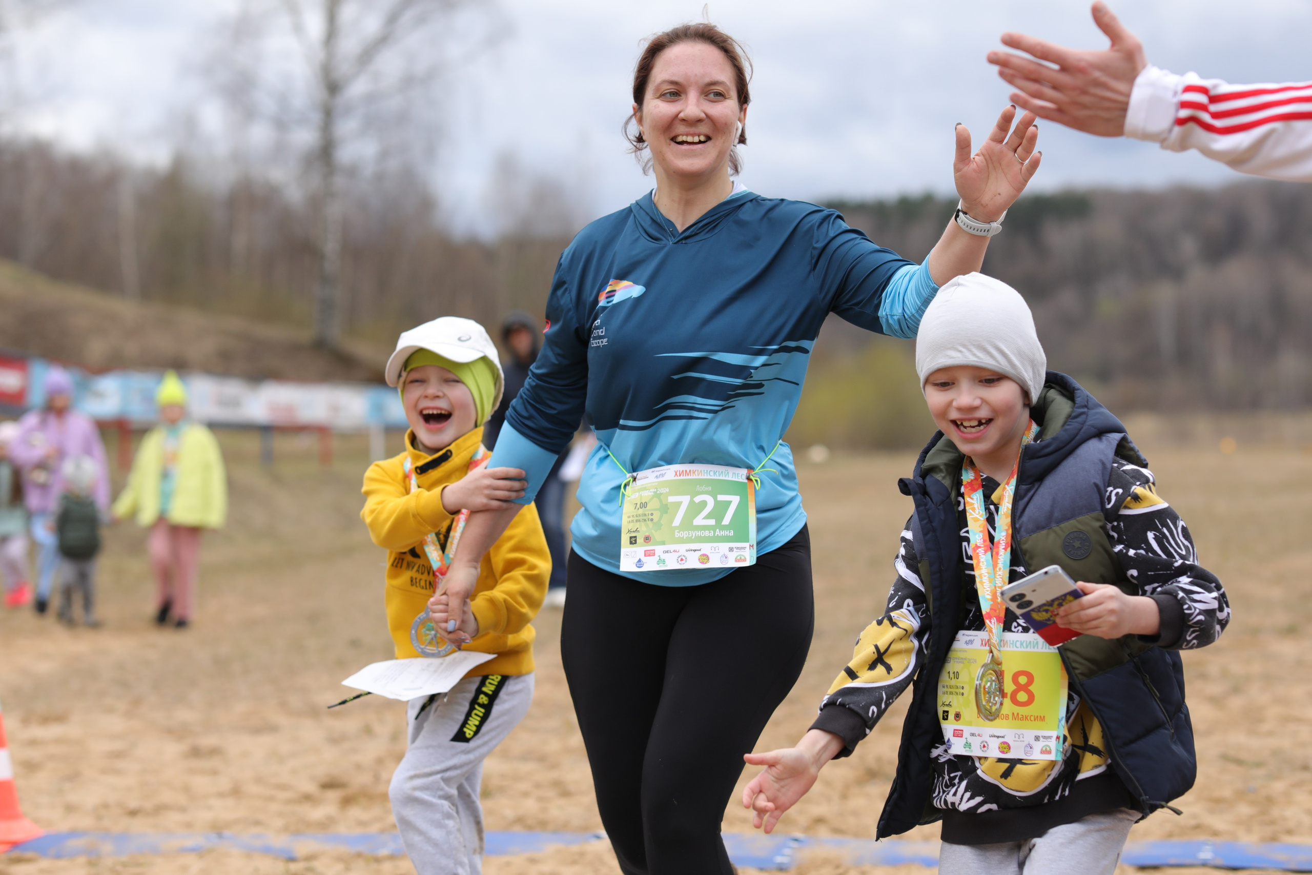 Трейл Химкинский лес, 14 апреля 2024 г. Фотограф Сергей Ловкий