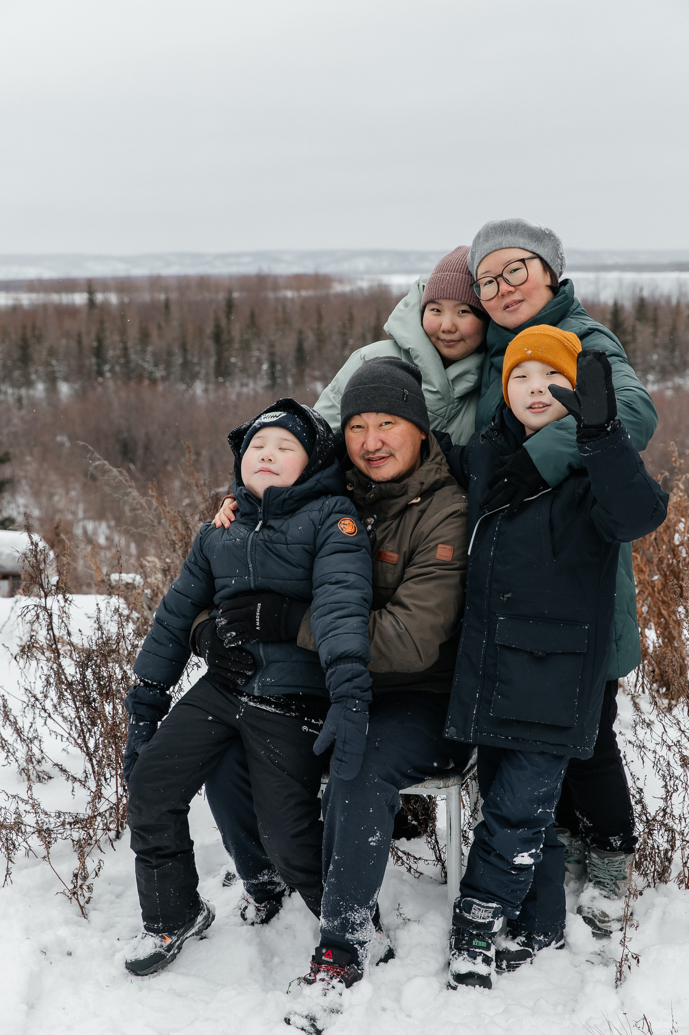 Степановы. Воронистая Анастасия. Фотограф Якутия, Томпонский район