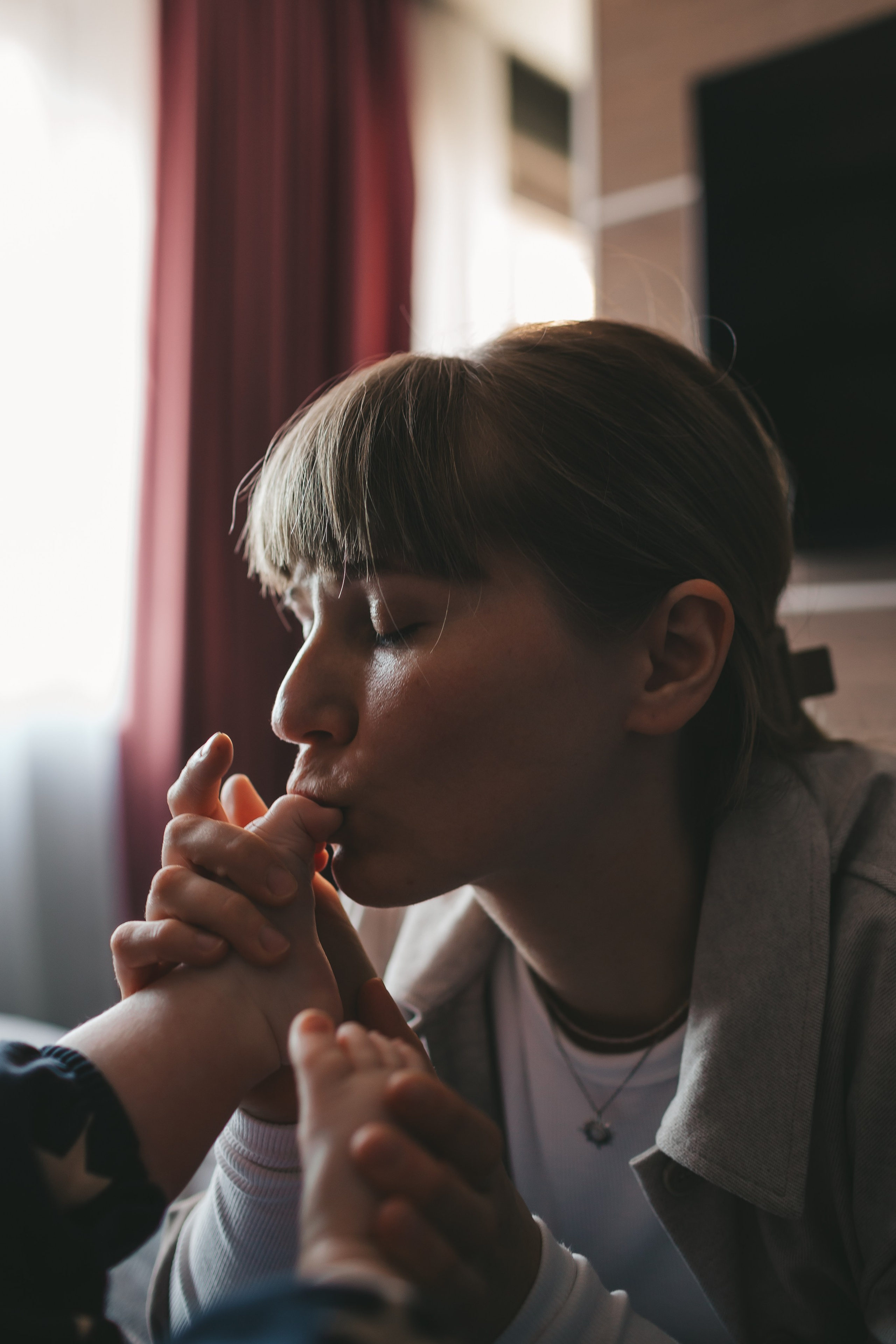 Иван, Мария и Тихон (домашняя фотосессия). Семейный и детский фотограф и видеограф в Москве, Дрокина Наталья