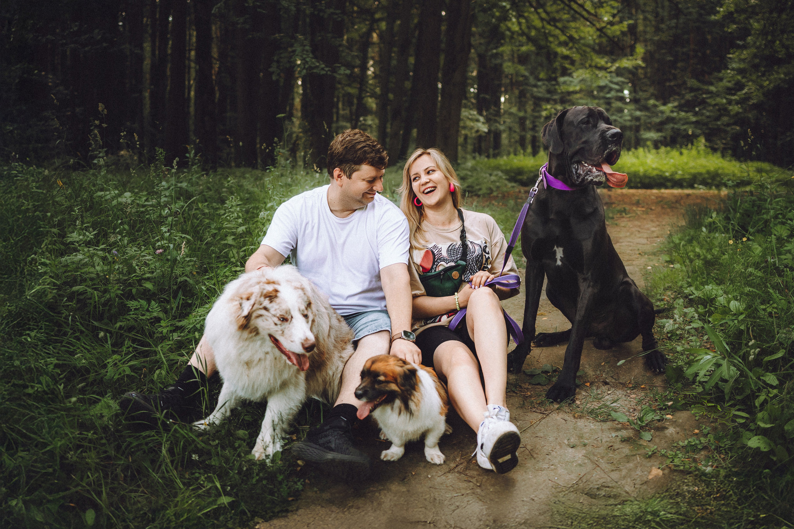 Катя, Андрей, Гектор, Ричи, Тортик и Трой