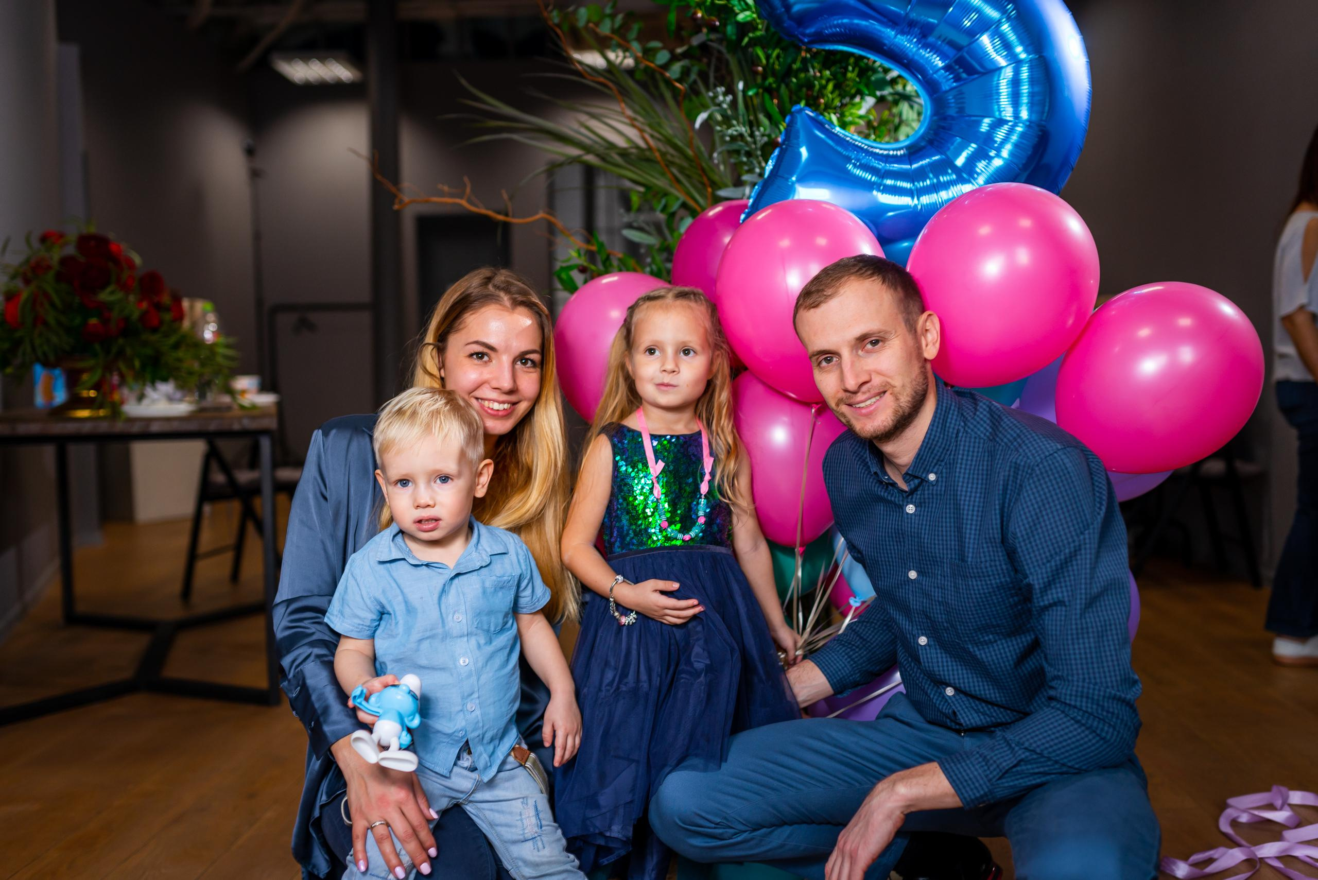 День рождения Алисы 5 лет. Фотограф в Москве Илья Максимов