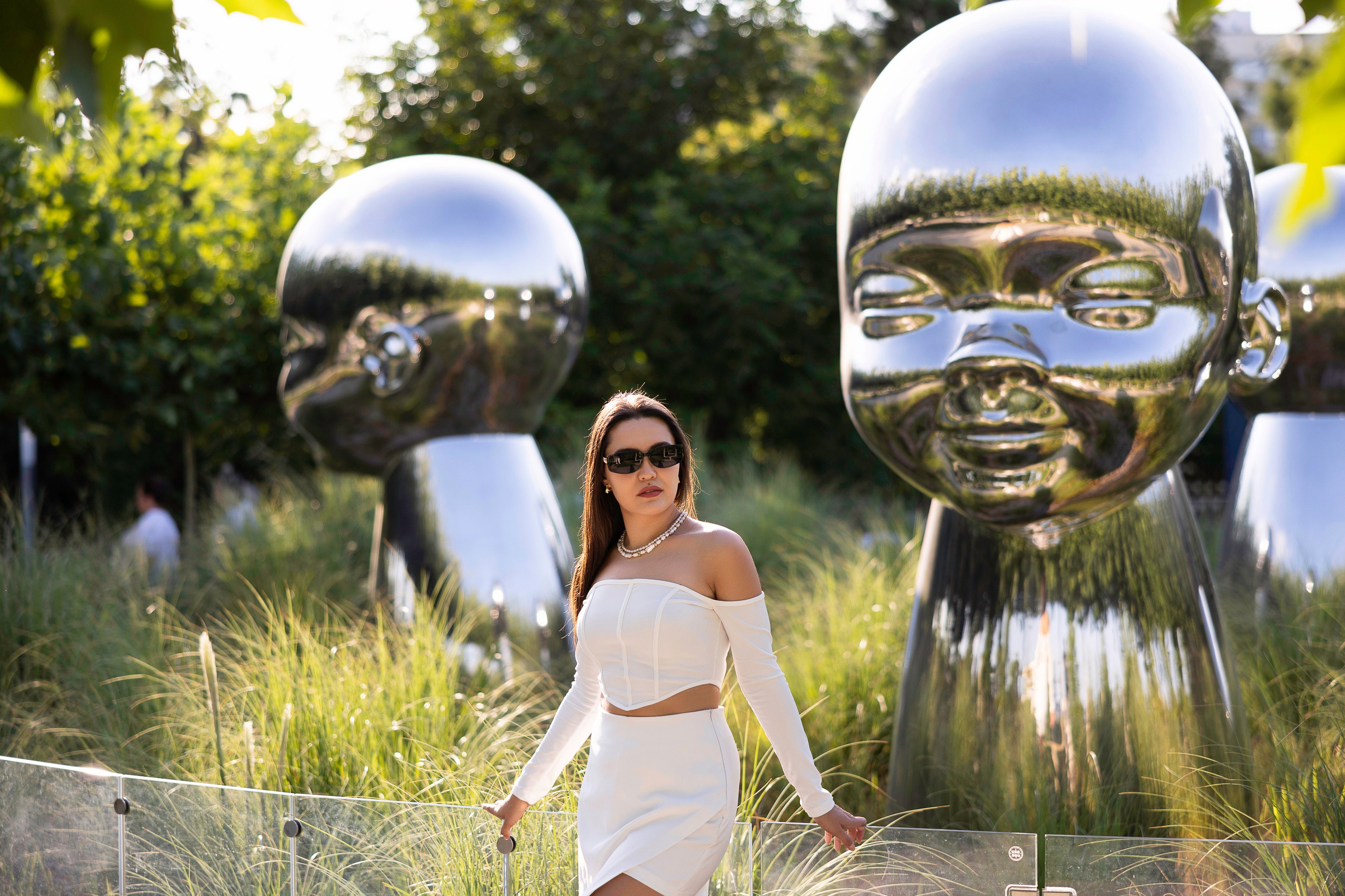 Девушка в парке Галицкого