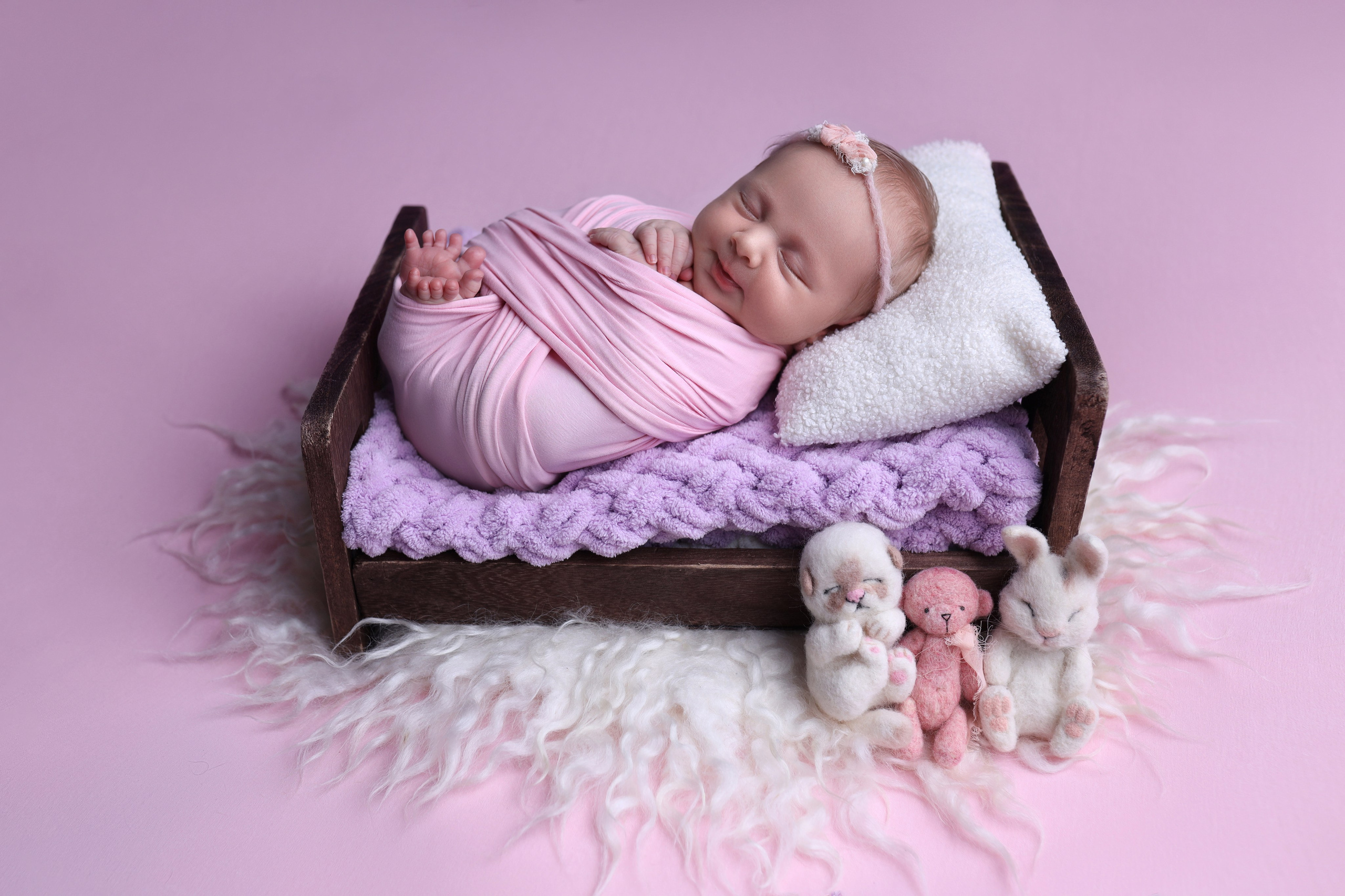 Newborn девочки. Фотограф новорожденных Модяева Ирина