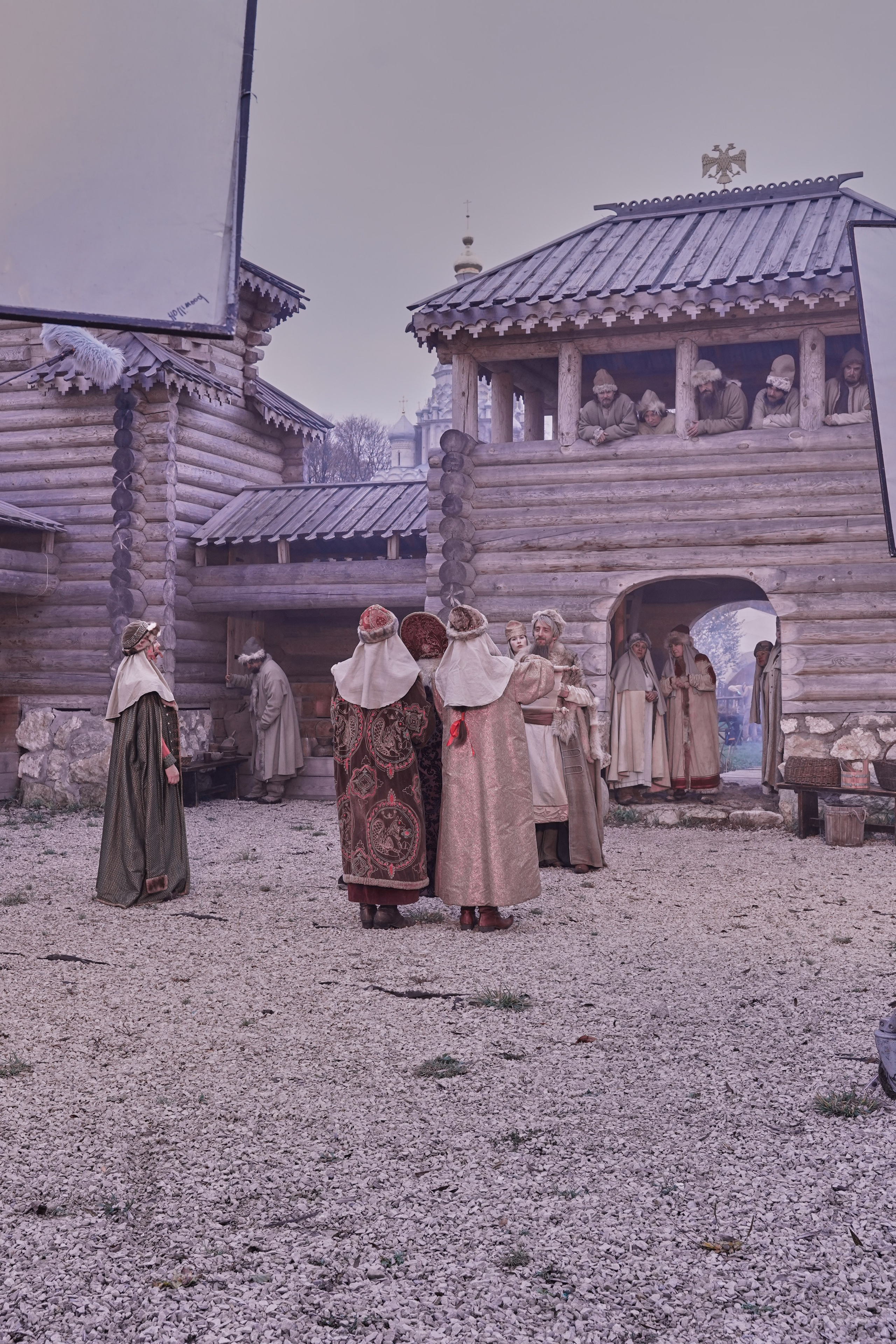 Бекстейдж съемки сериала. Krasnopoliophoto