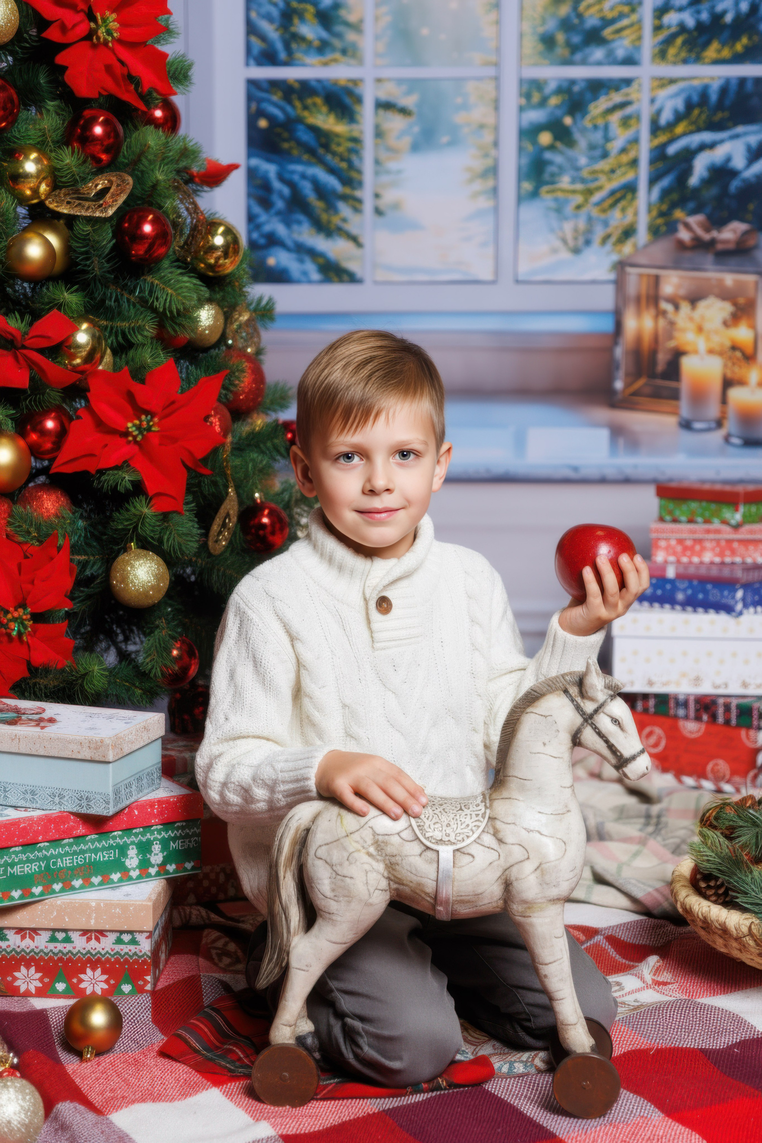 Рождество. Детская фотостудия Москва