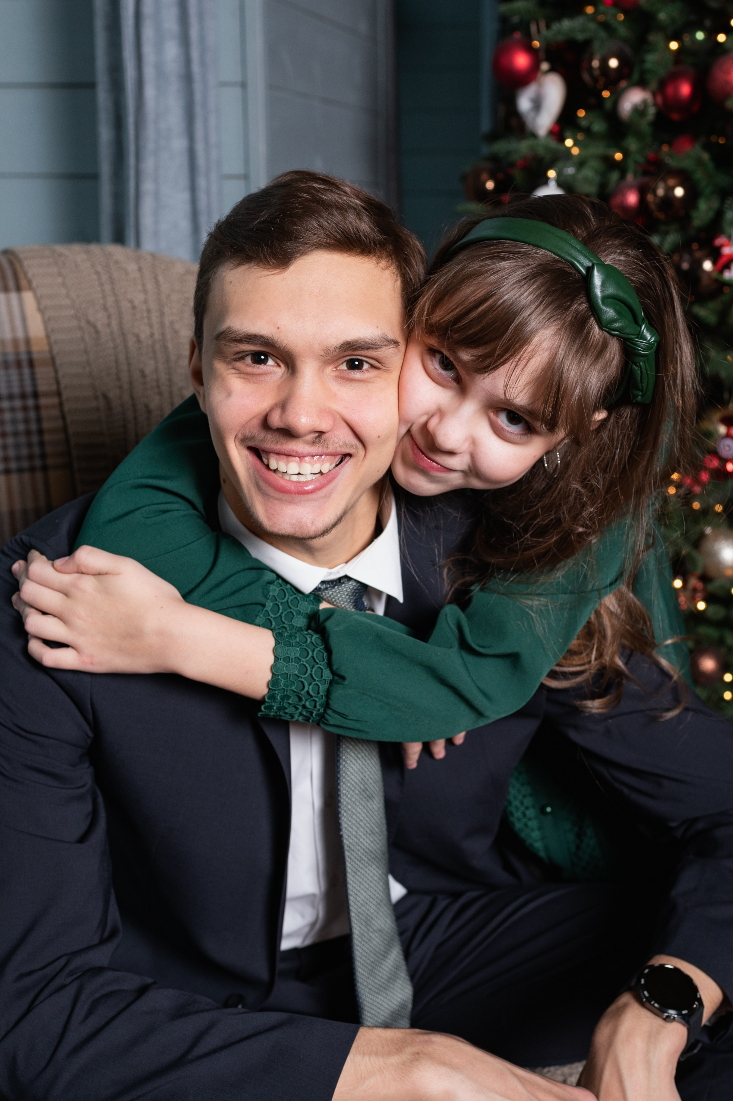 Новогодняя съемка в студии. Семейный фотограф в Москве Анна Коропова