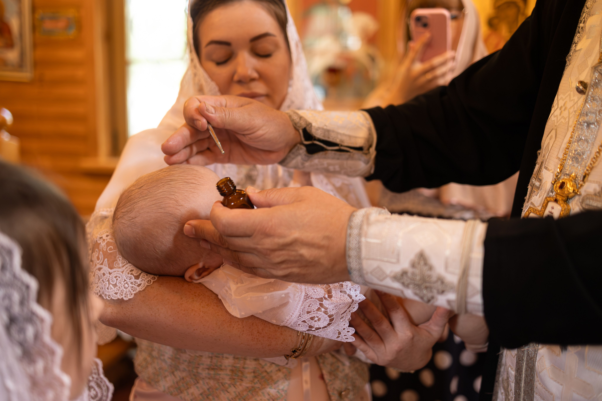 Крещение Александры. Фотограф Виктория Кравец