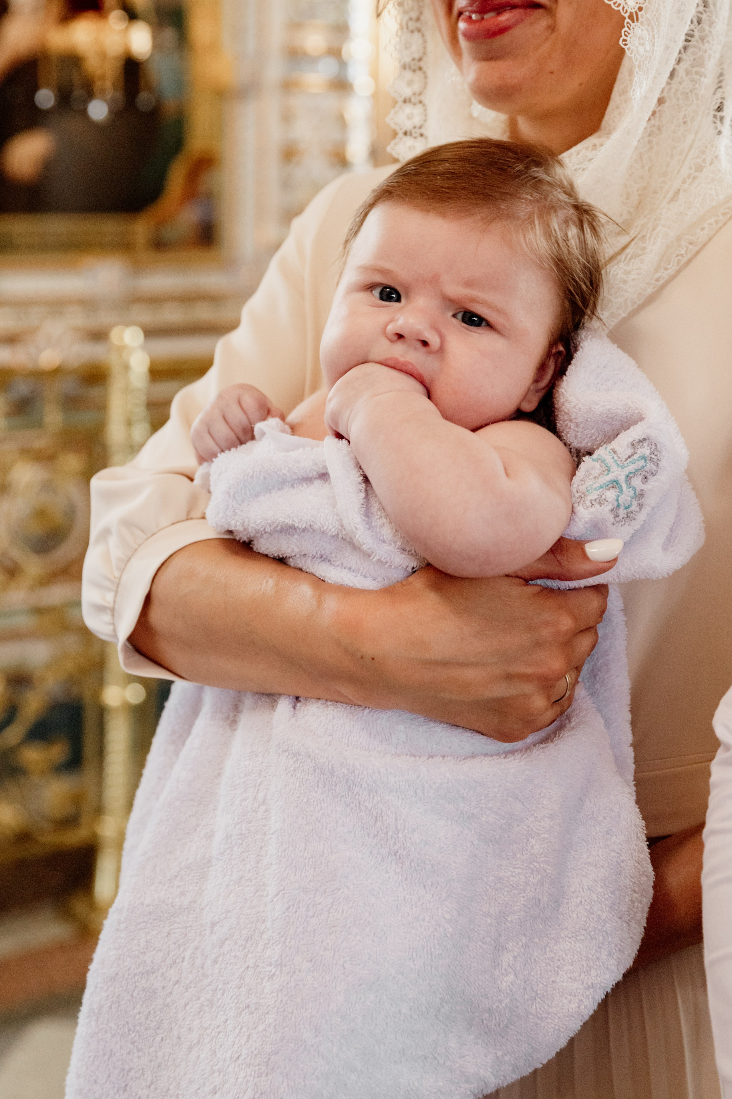 Крещение Ивана. Семейный фотограф документалист в Пензе Лопатинская Татья