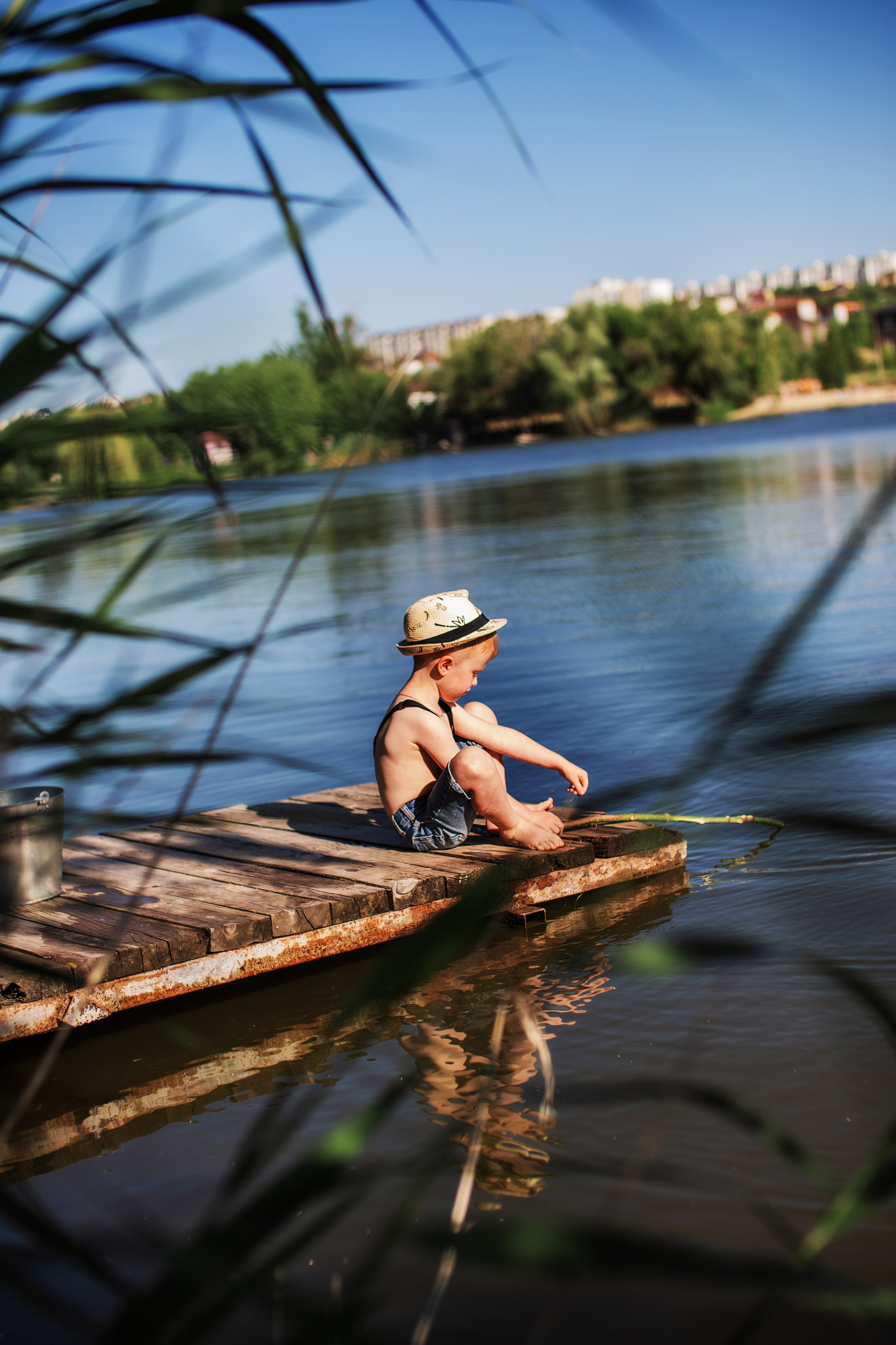 На рыбалке. Семейный фотограф в Саратове