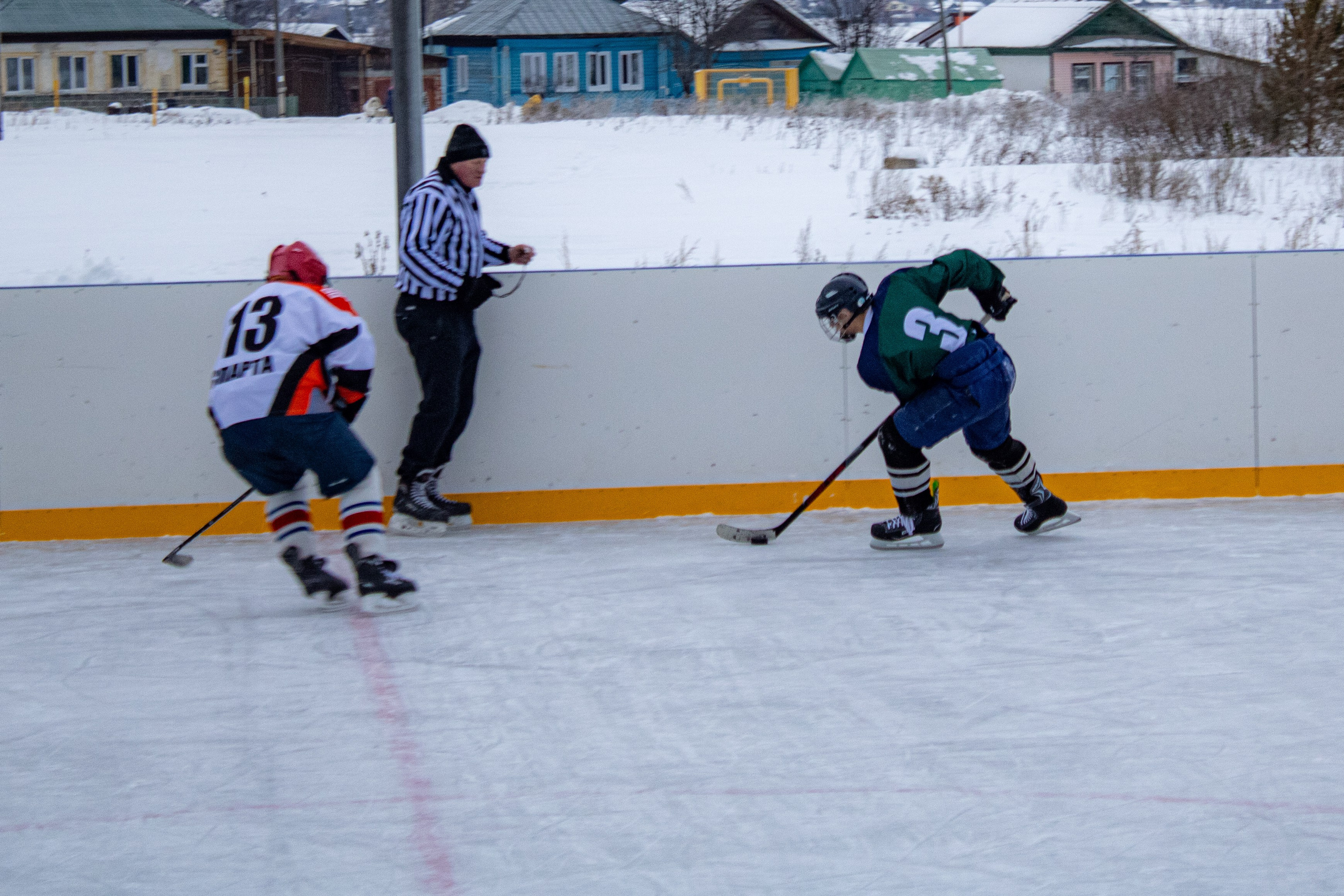 Хоккей г.п Атиг-г.Нижние Серги