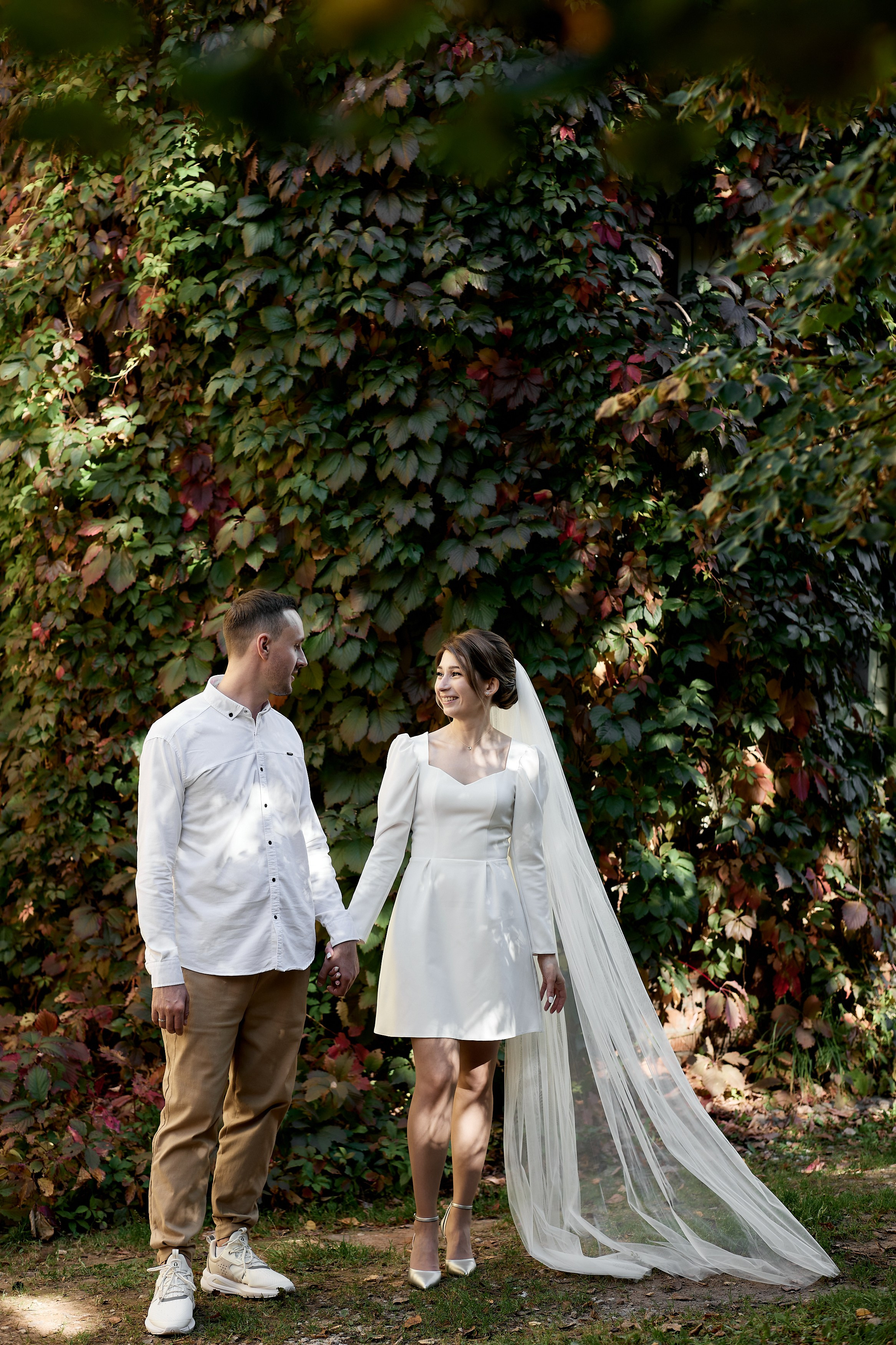 Осенняя прогулка с Ольгой и Владиславом. Свадебный фотограф Москва Калуга