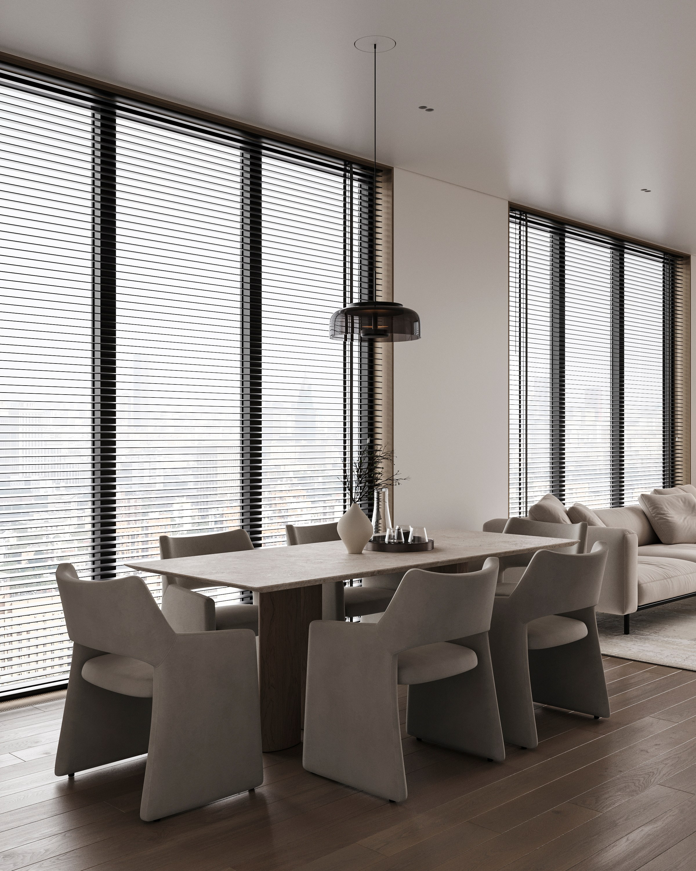 MONOCHROME | CONCEPTUAL PROJECT. Interior Visualization by Valerie Stetyukevich