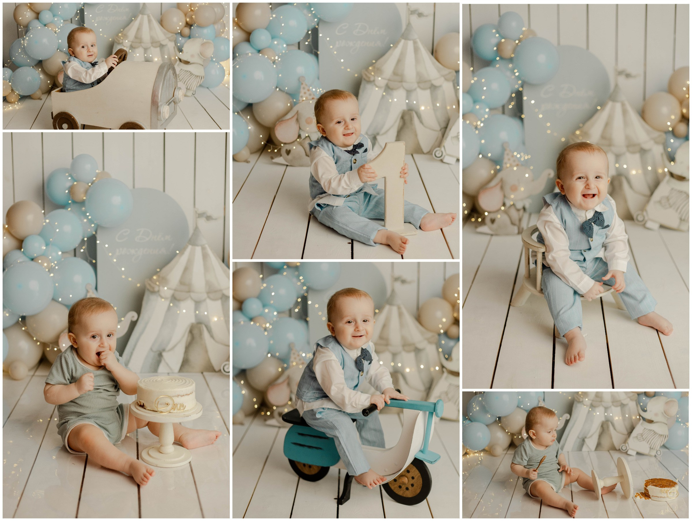 Съёмка годика. Детский фотограф г. Сочи