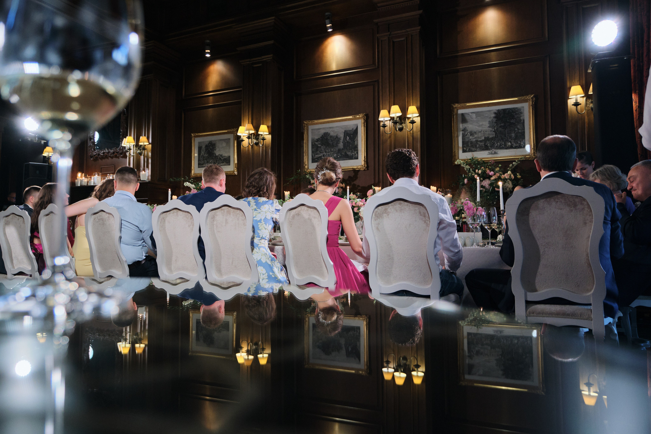 Свадебный банкет в ресторане Подмосковные вечера. Фотограф в Москве и Санкт-Петербурге