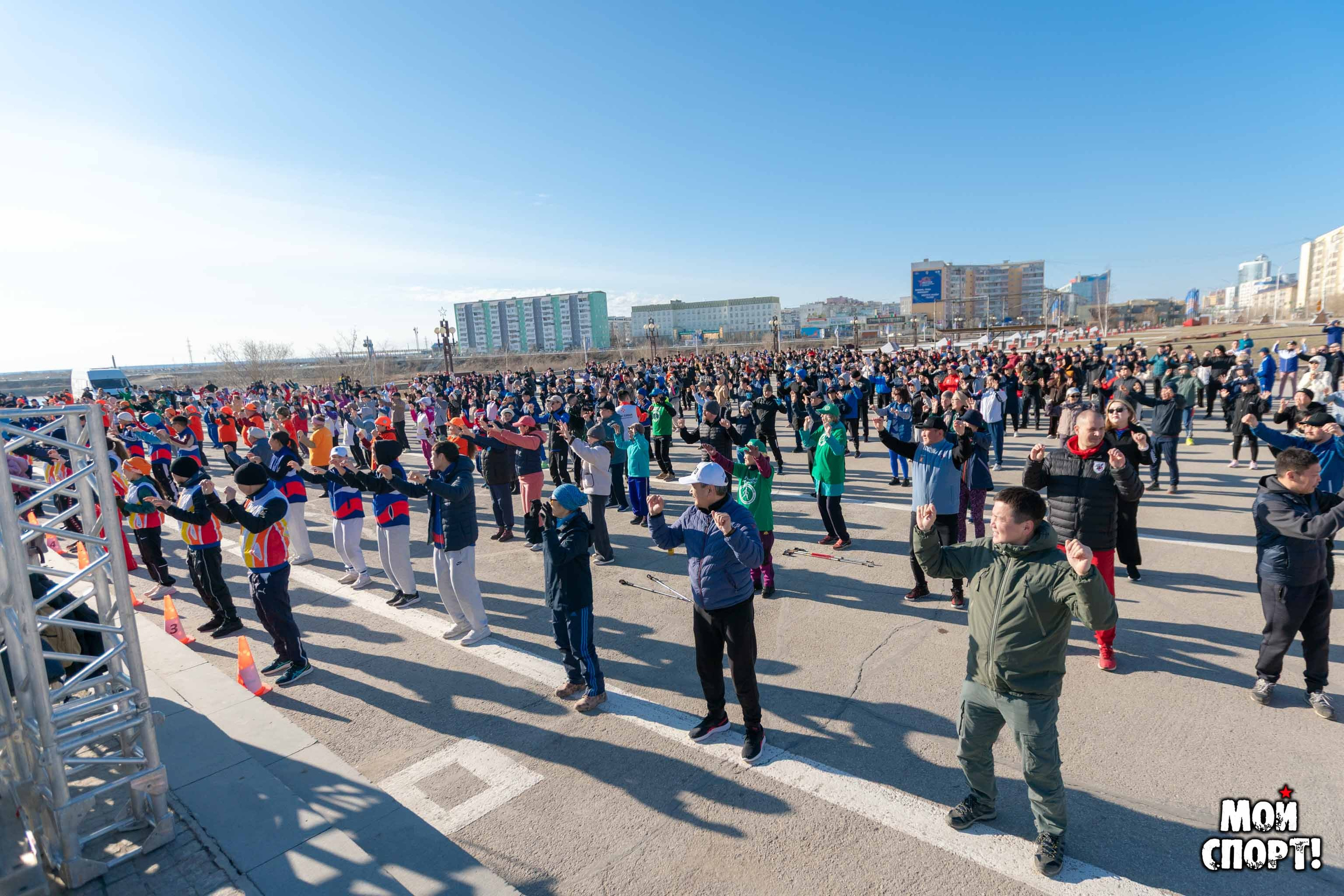 Утренние зарядки: открытие сезона. Студия «Мой Спорт!» — все о спорте в Якутии