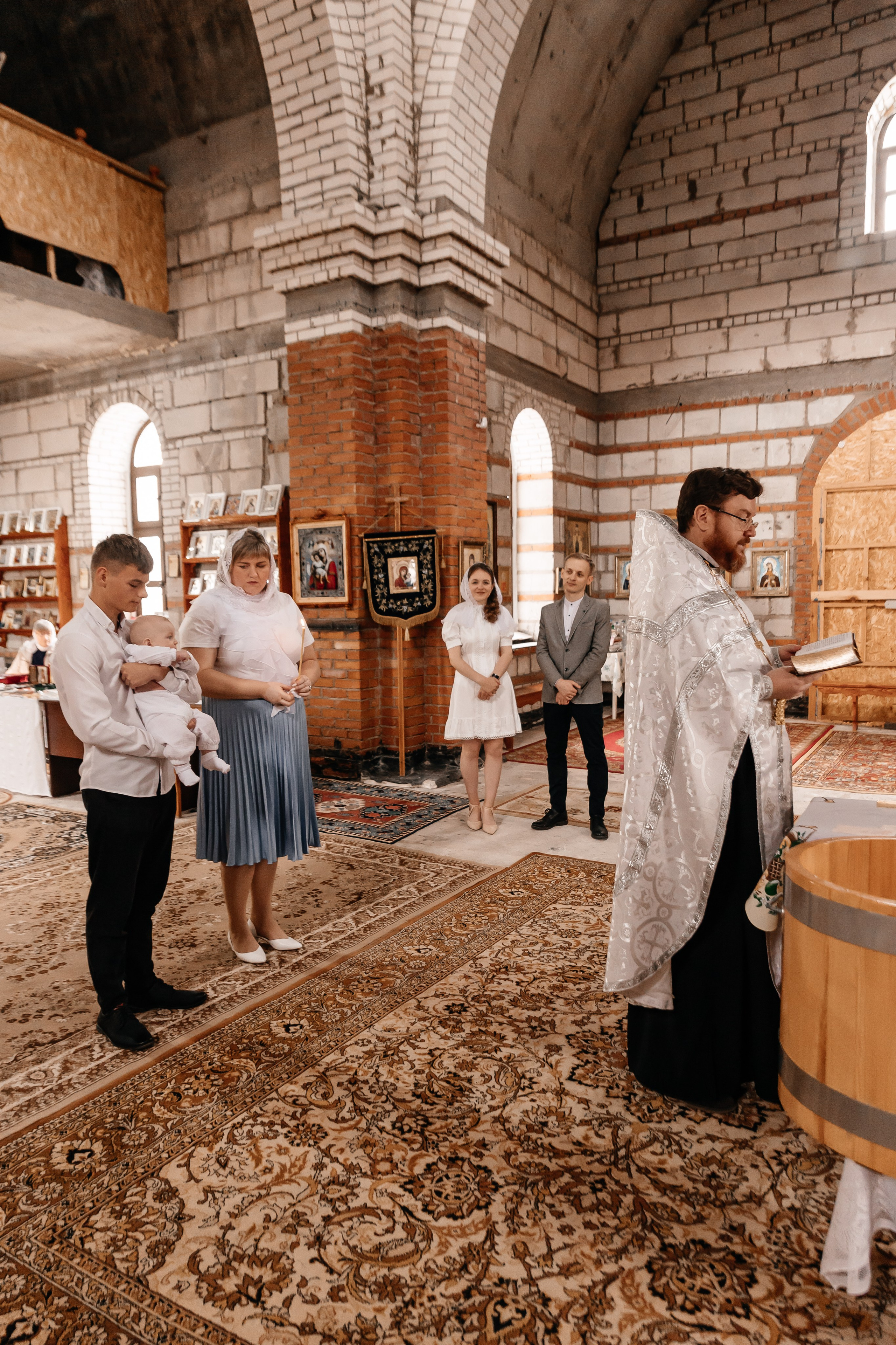 Крещение Максима. Семейный фотограф Минск Усова Ольга