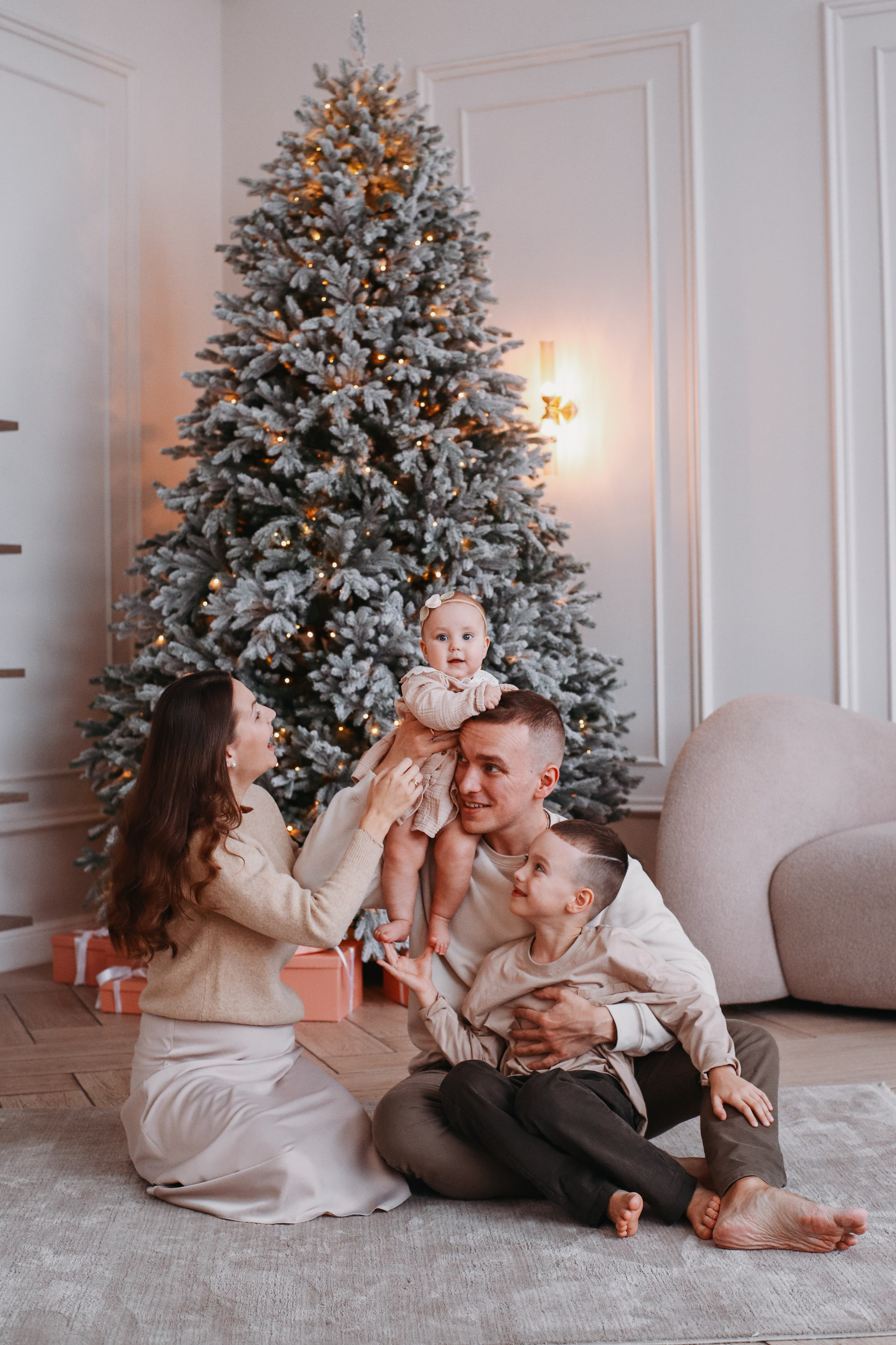 Даша, новогодняя. Семейный фотограф Москва