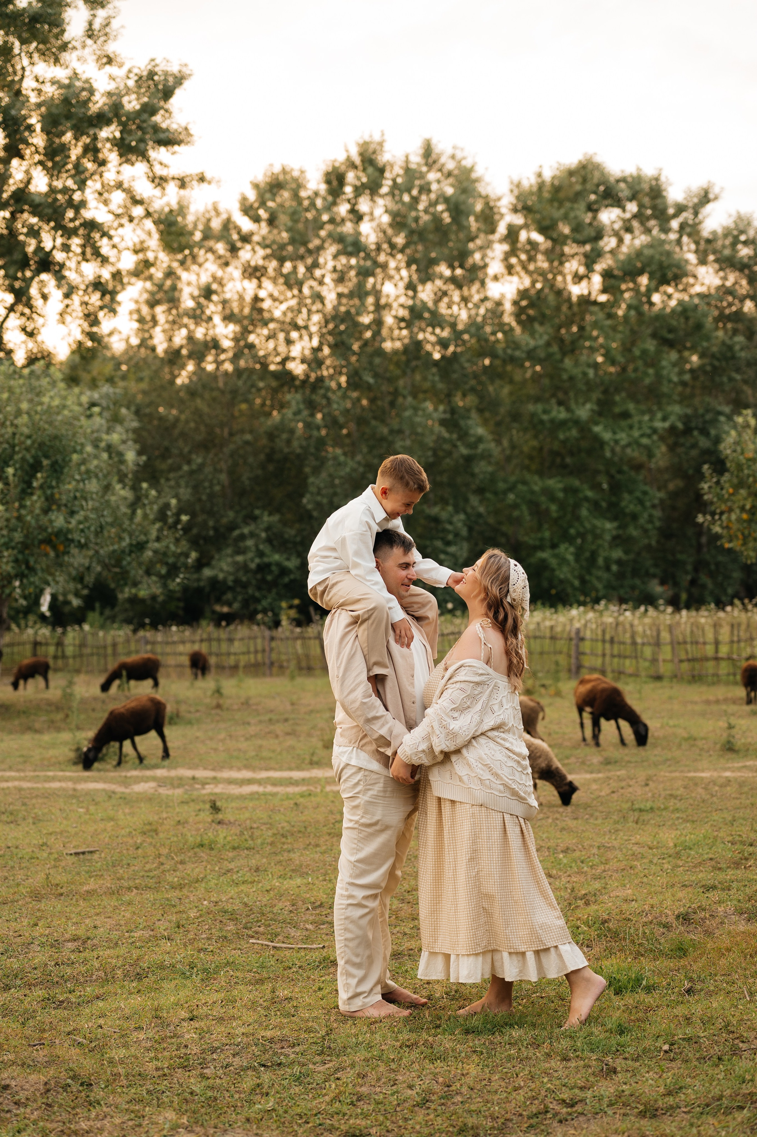 Семейная фотосессия на ферме. Свадебный и семейный фотограф в Краснодаре Алина Мельник