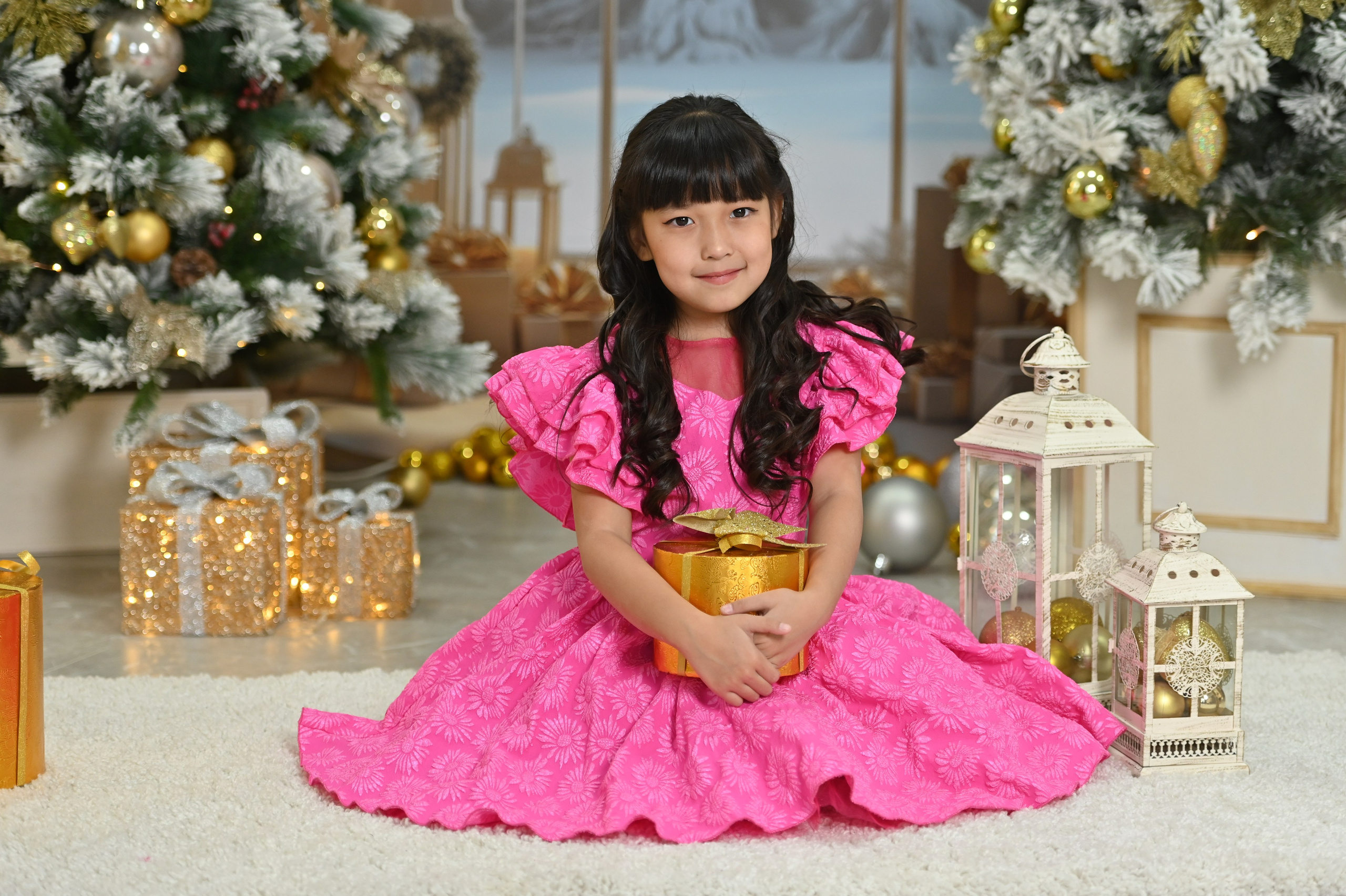 Новогодние фотографии для маленькой принцессы. Школьный и семейный фотограф в Ростове-на-Дону