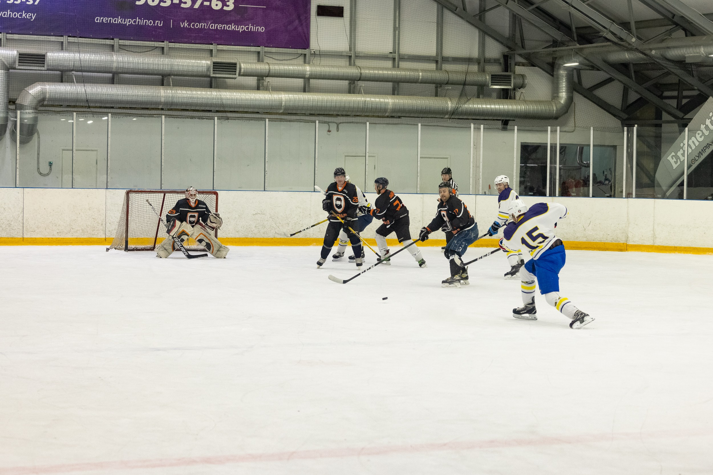 ХК Бульдозер — ХК Добрыня. Фотограф Александр Заломаев