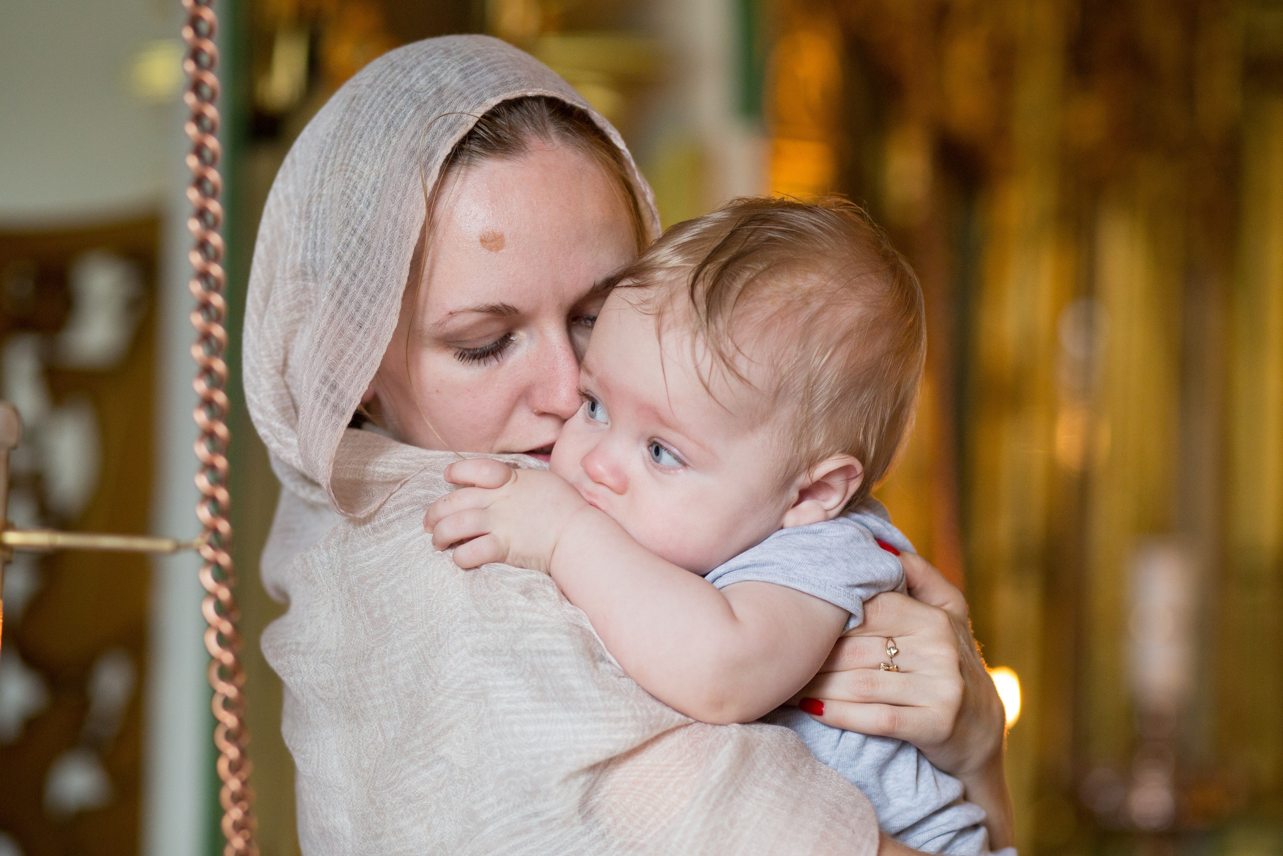 Крещение Олега. Фотограф Александр Заломаев