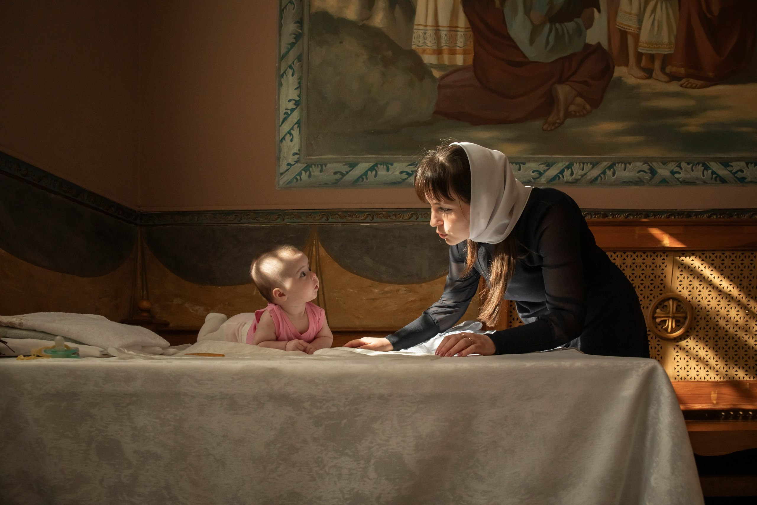 Крестины Апполинарии. Арт- фотограф Москва