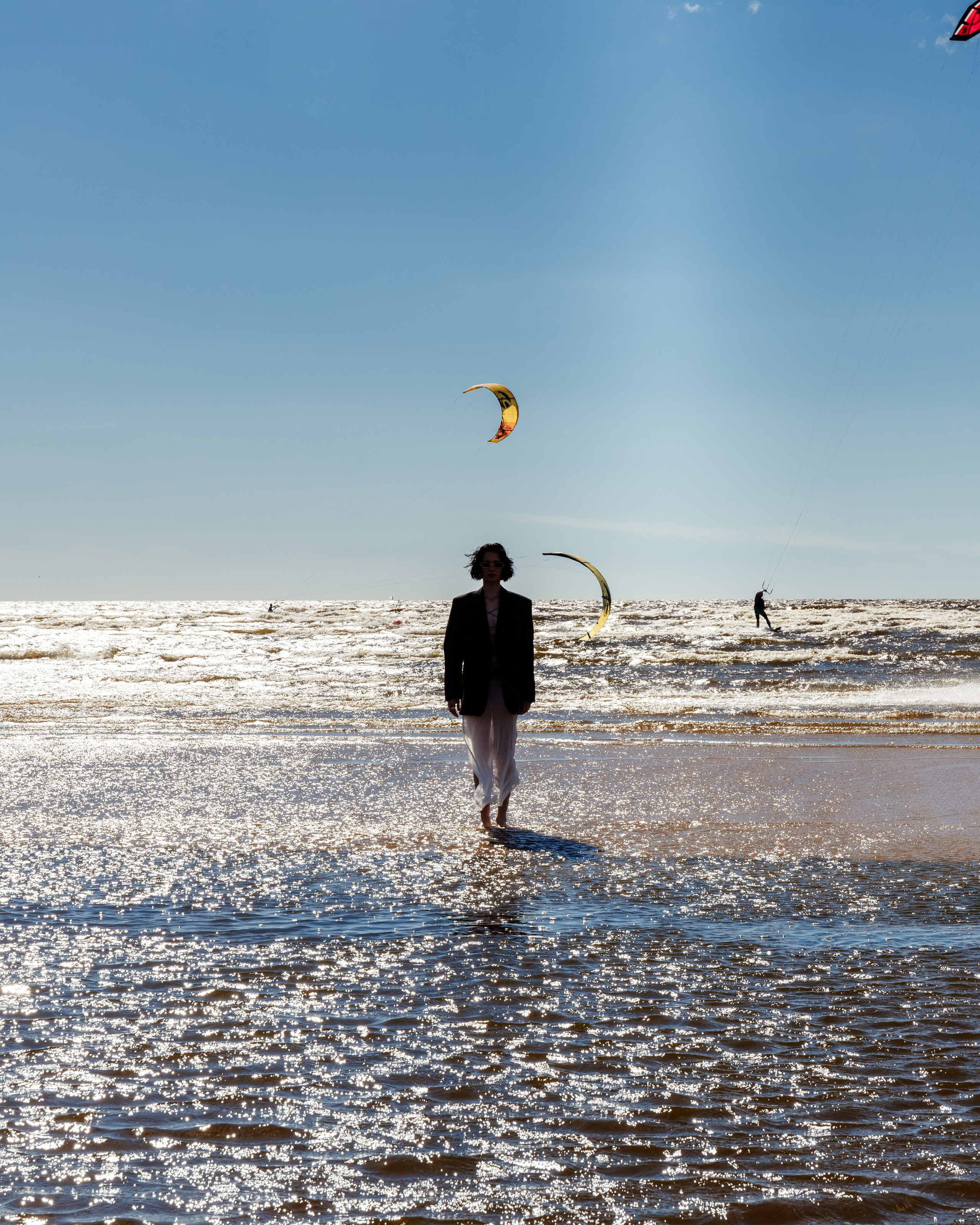 Летняя fashion-съёмка в Петербурге — на Финском заливе