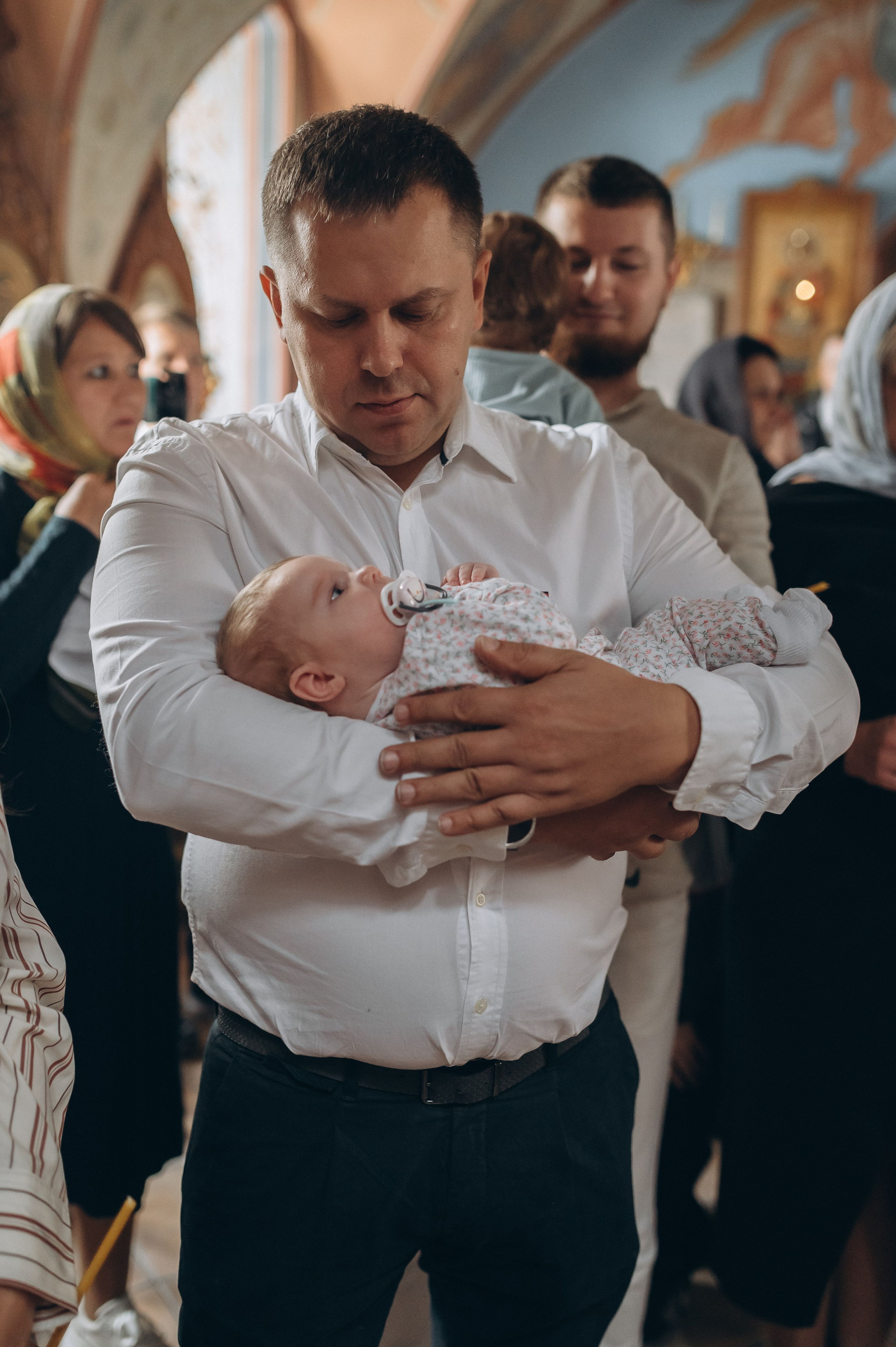 Крещение Вероники. Семейный фотограф Карпова Анна