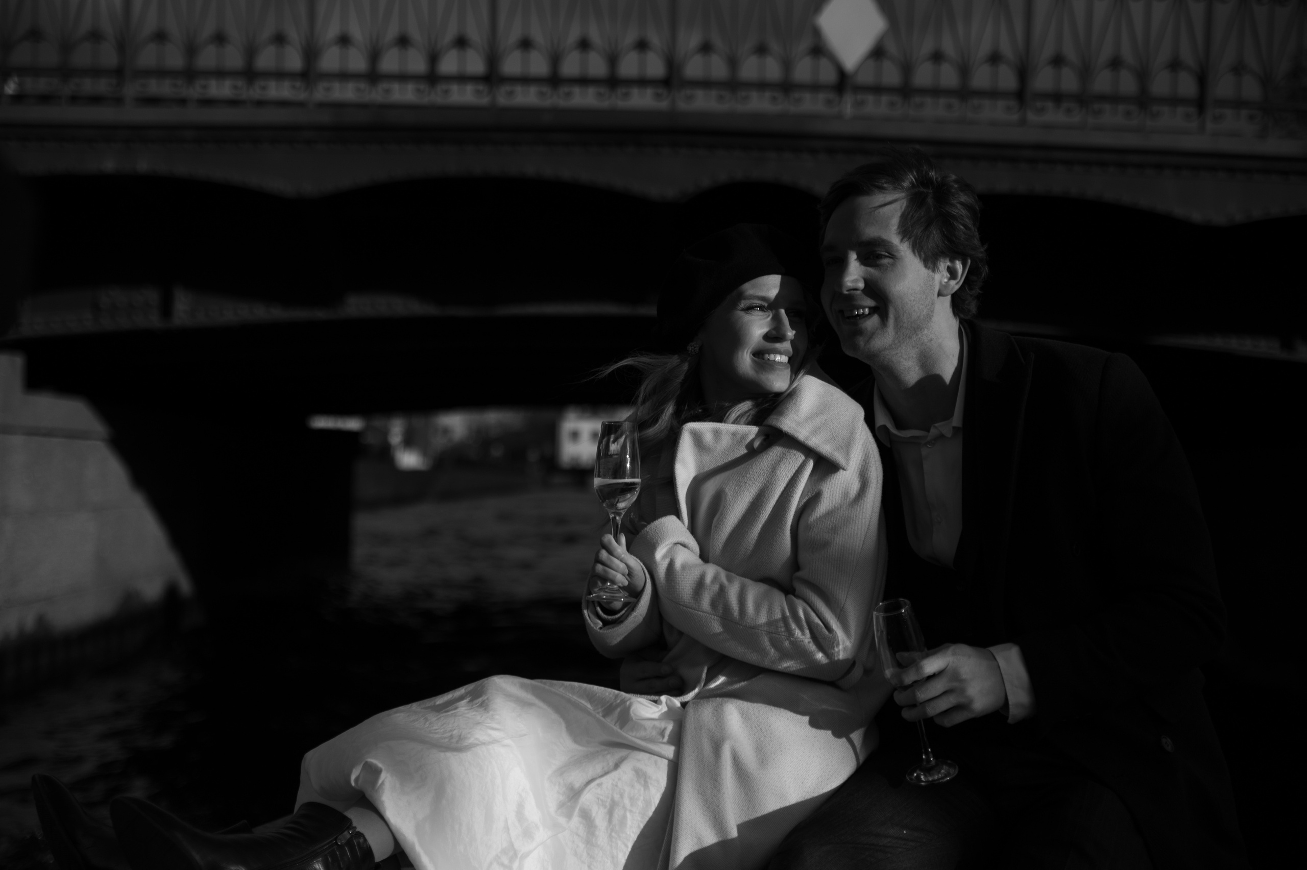 Саша и Настя Катер Питер Май. Свадебный фотограф Тюмень Анастасия Битная