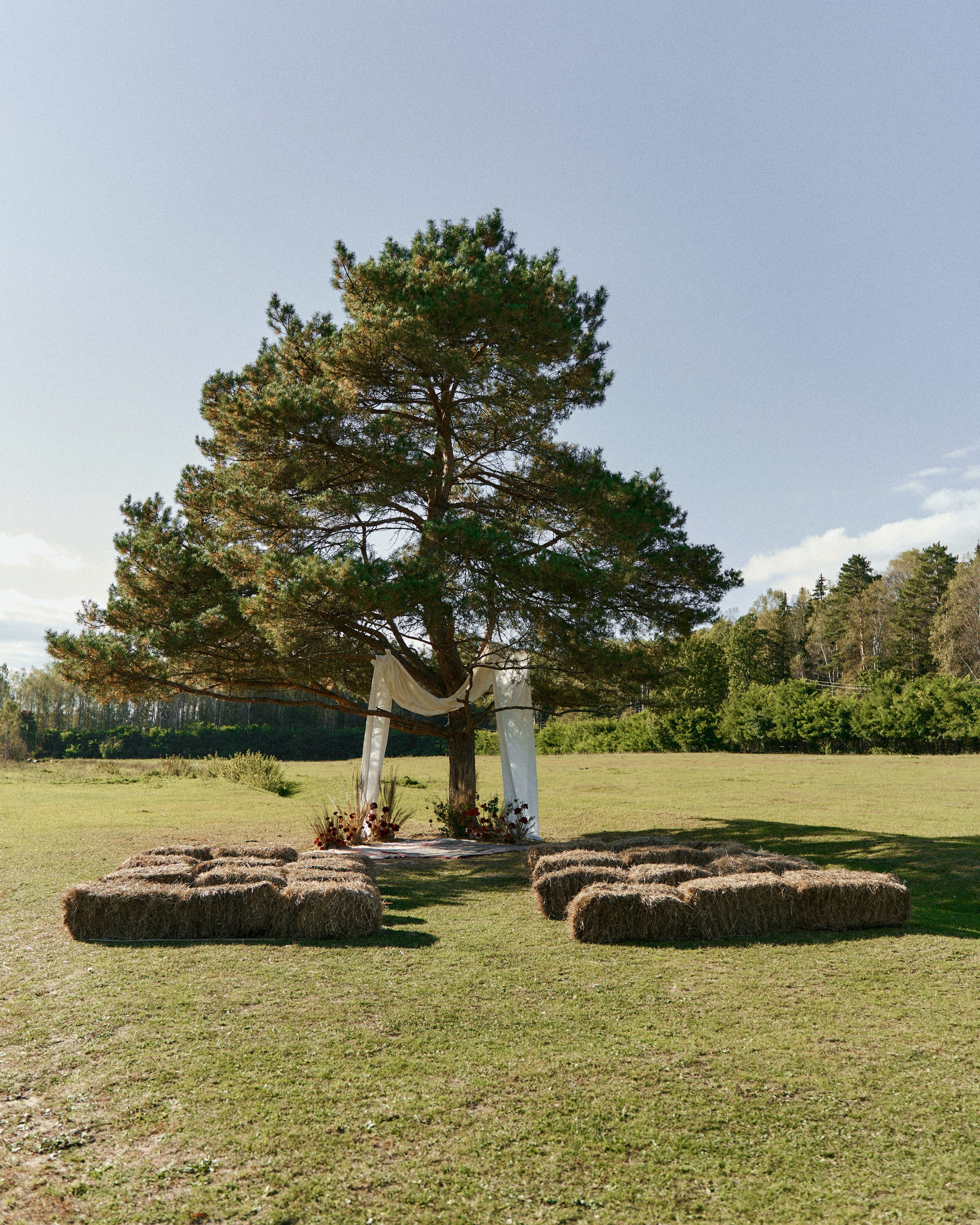 Декор на выездную регистрацию в стиле рустик