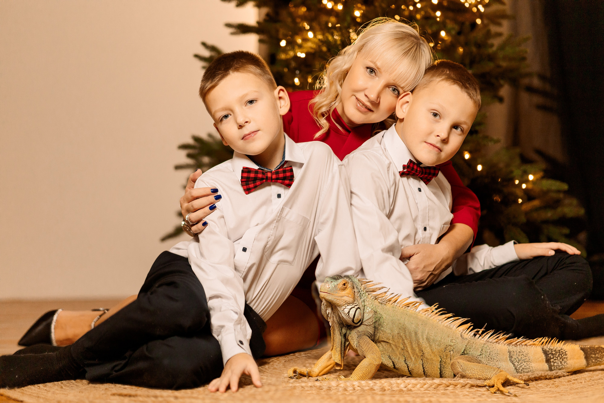 Семейная новогодняя фотосессия