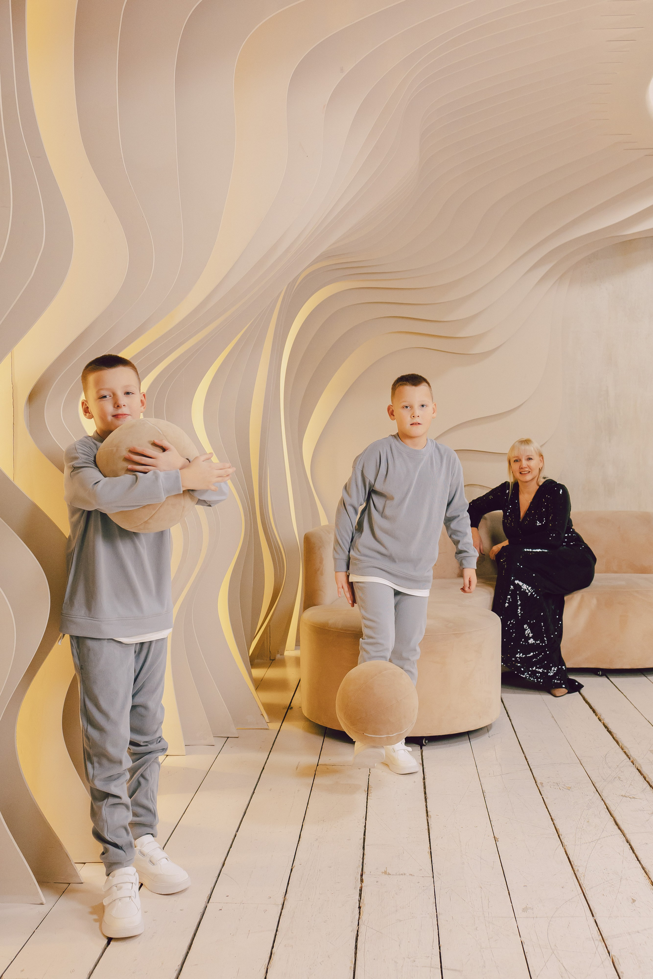 Семейная новогодняя фотосессия. Семейный Фотограф в Москве Евгения Симоненко