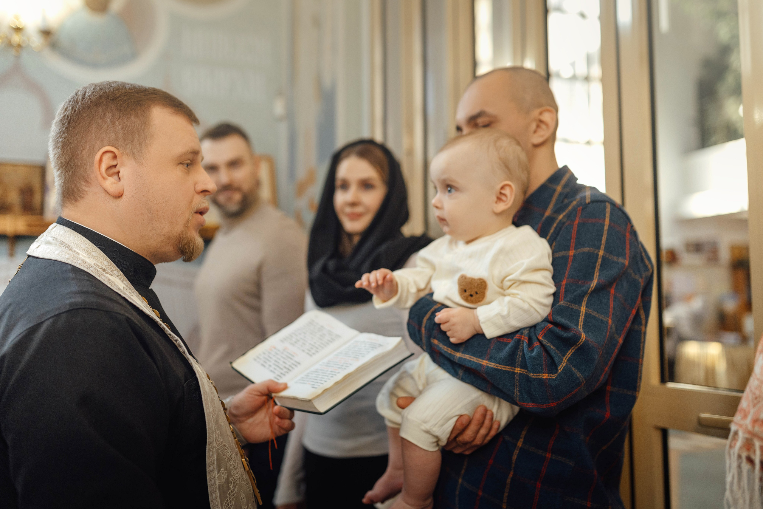 Крещение Александра, храм Иова Многострадального (Дом Милосердия), Минск, январь 2026