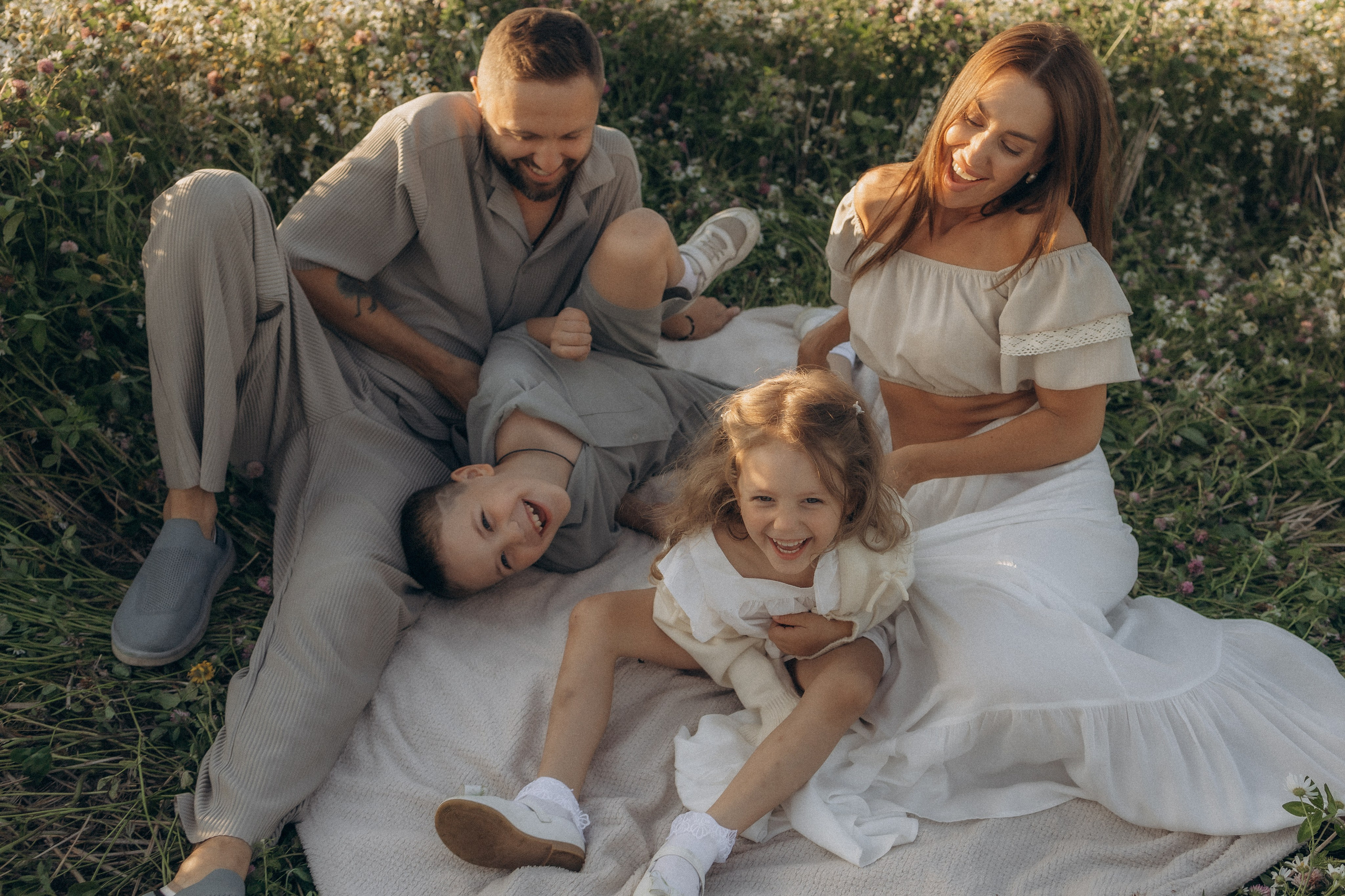 Семейная в ромашках. Эльвира Галимьянова — семейный фотограф Екатеринбурга