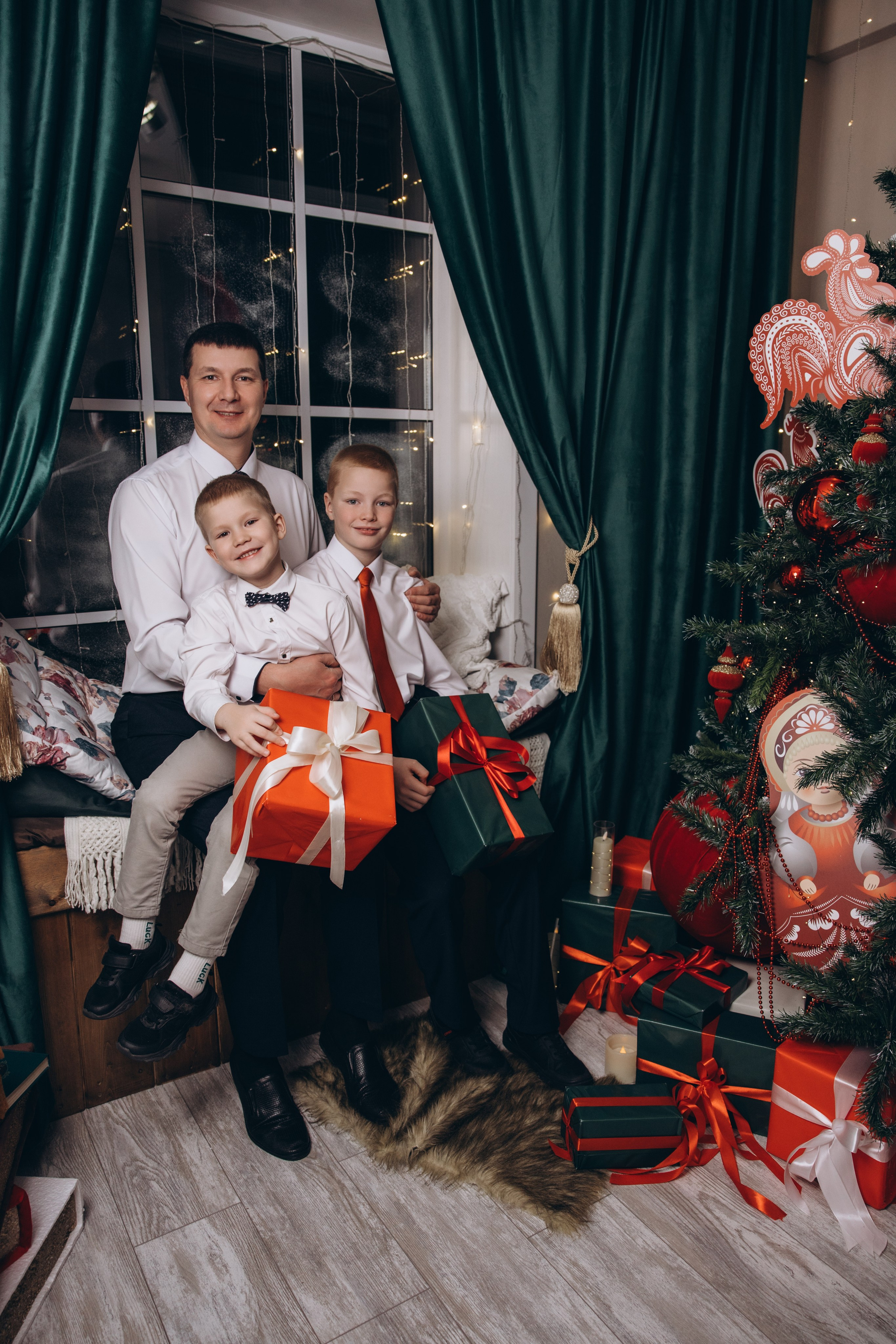 Новогодние истории в студии 8 этаж. Свадебный, семейный фотограф в Иркутске Светлана Макаричева