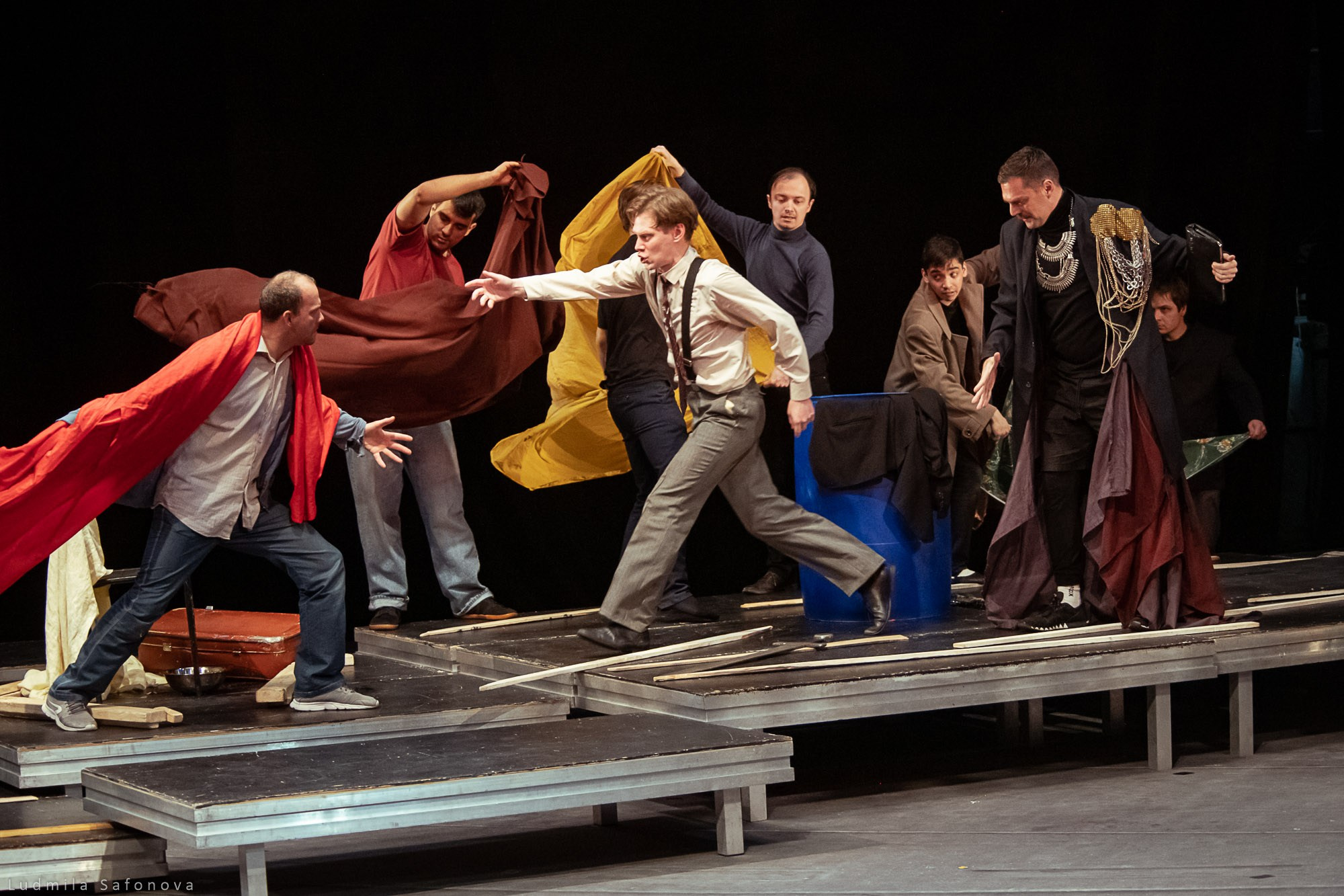 Театр Эрмитаж. Репетиция спектакля «Гамлет. Путь к отцу». Режиссёр Михаил Левитин. Lucytheatre