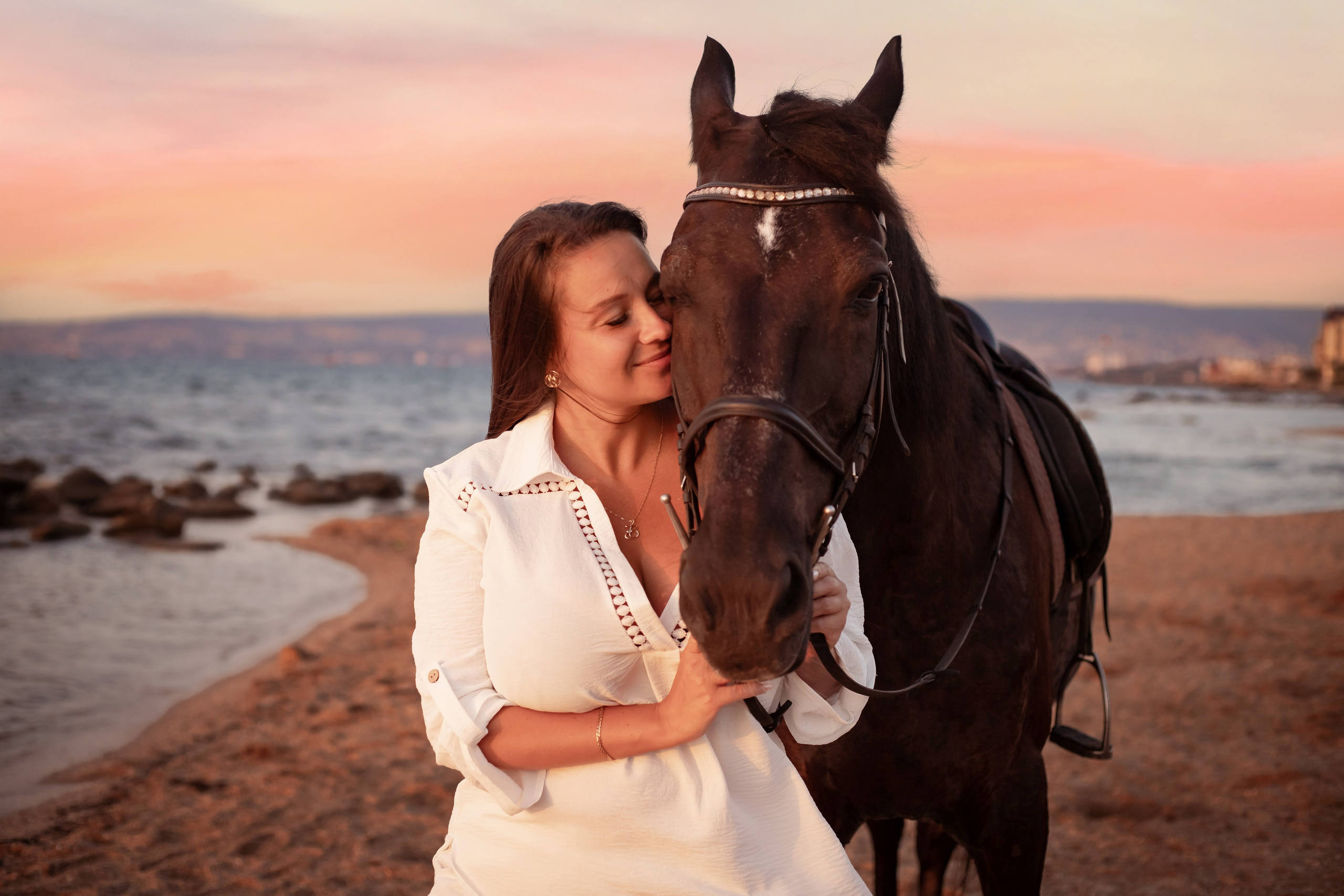 Фотосессия на море с лошадью. Фотограф в Феодосии Наталья Булгакова