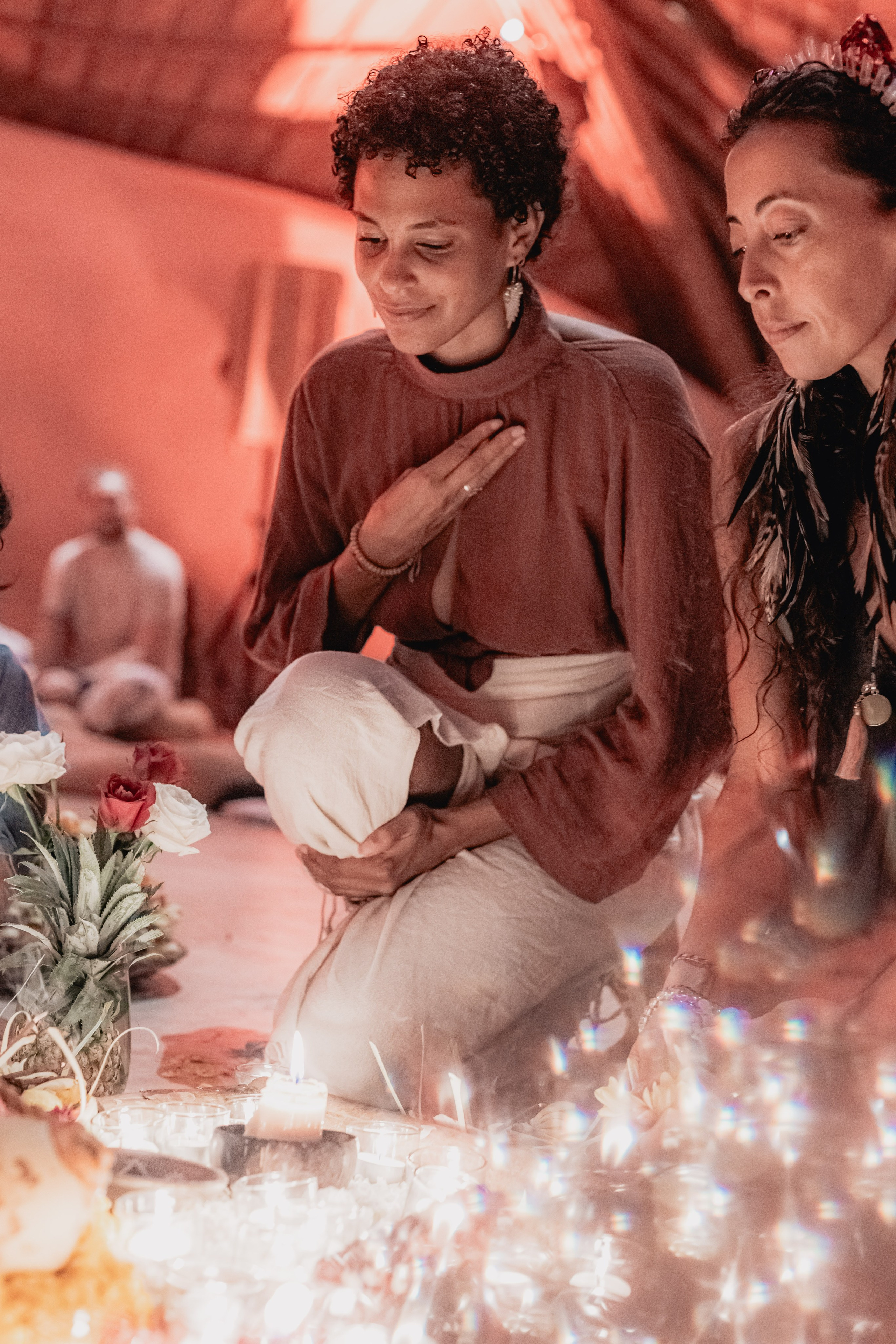 Cacao ceremony Full moon jan w Juan. Mariam Bagdasaryan