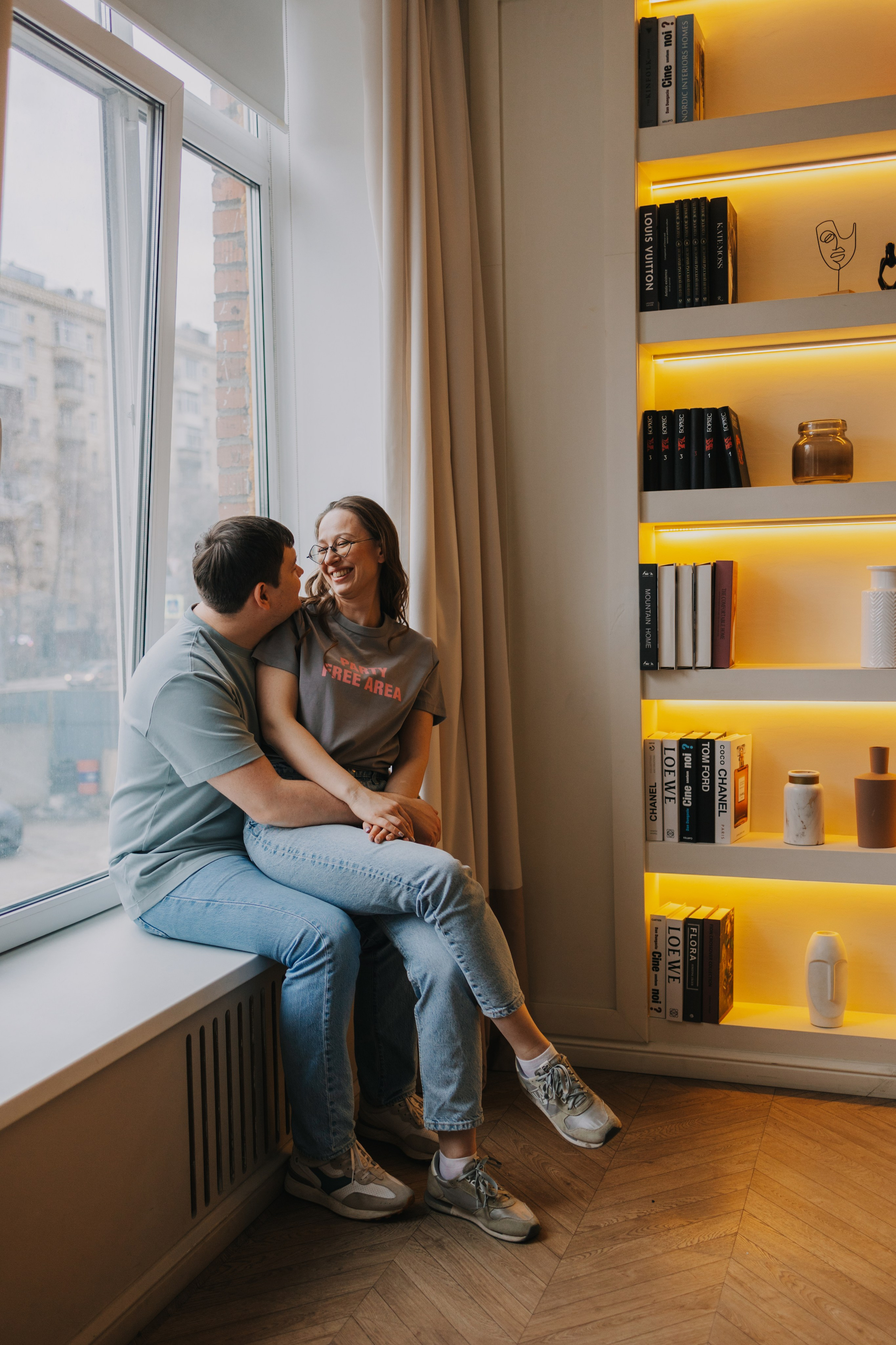 Большая семья. Домашняя фотосессия