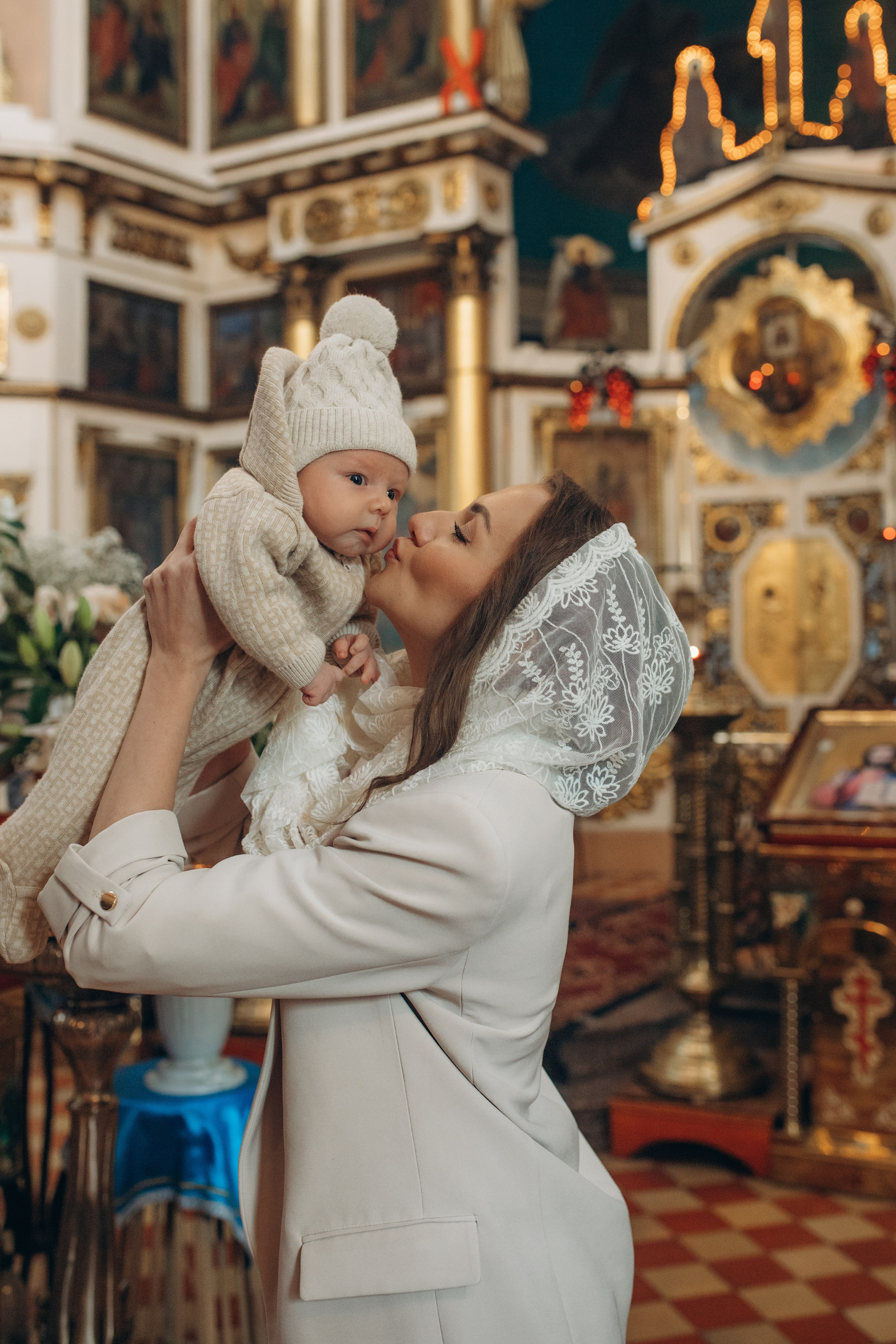Крещение Михаил. Семейный и домашний фотограф в Москве и МО Королева Валерия