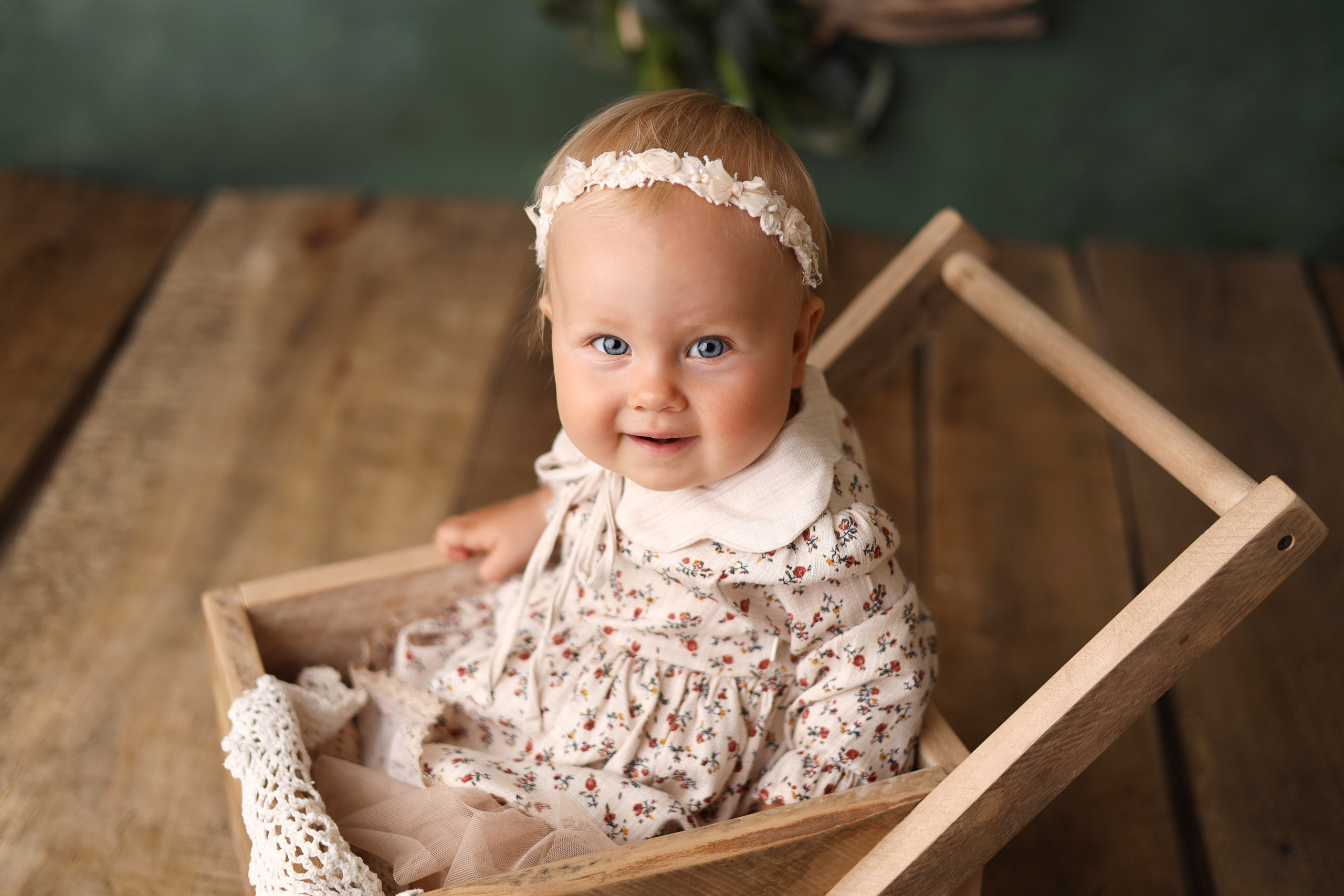 Детская фотосессия на 1 годик для Киры. Фотограф новорожденных Москва. Ньюборн фотограф Москва