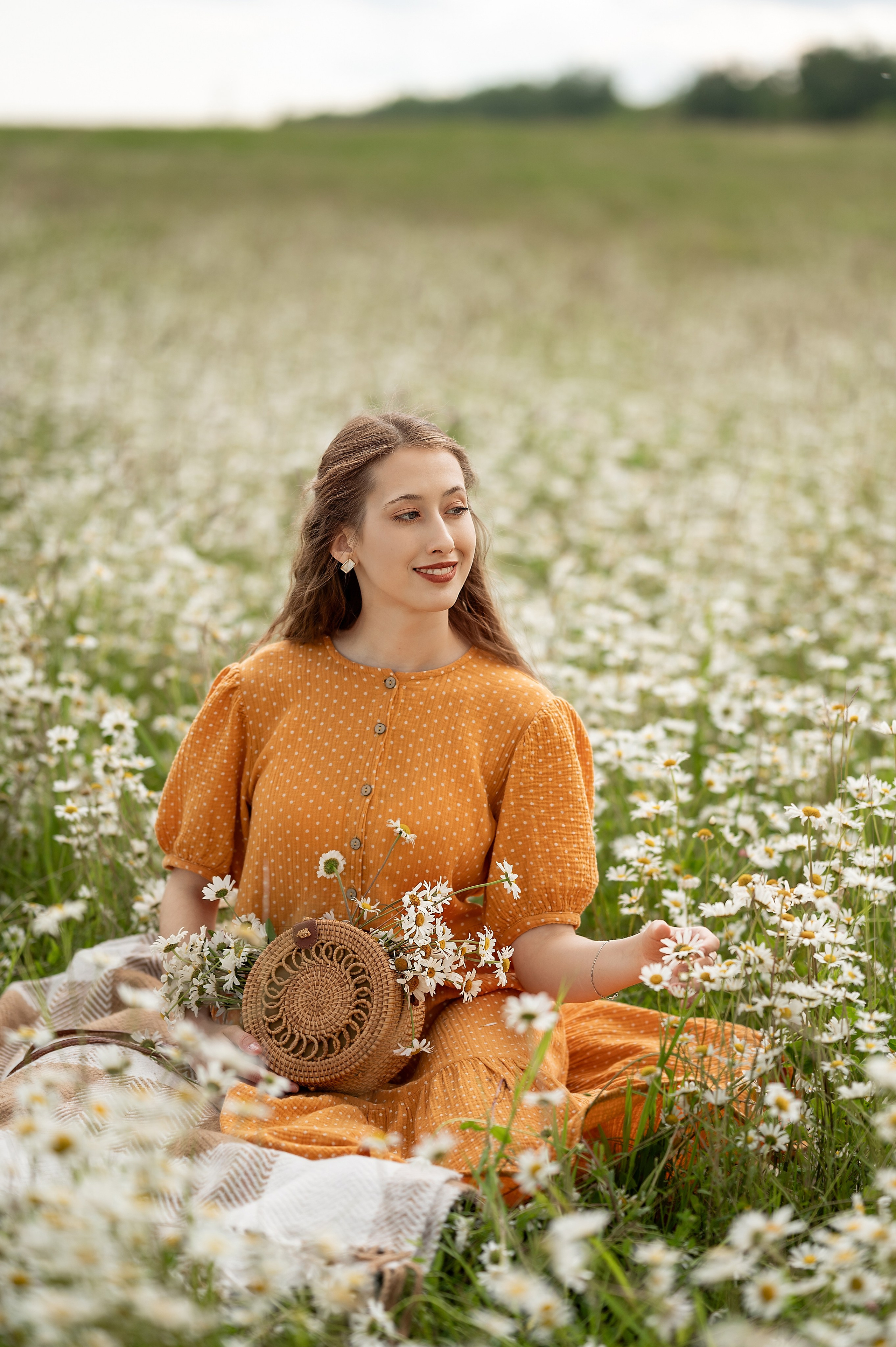 Ромашковое поле. Детский и семейный фотограф г. Москва Оксана Катаджи