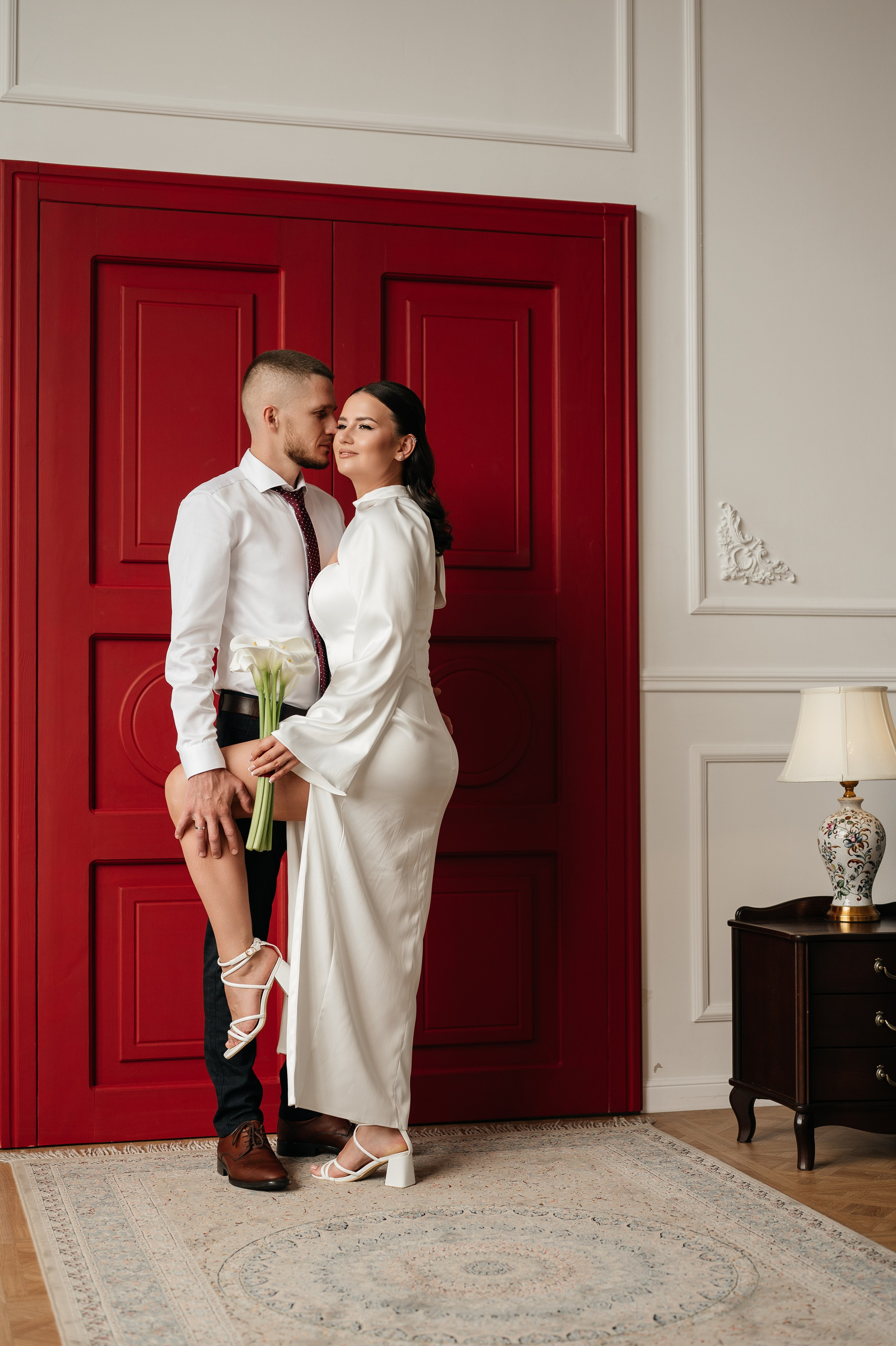 Свадебная фотосессия в студии. Свадебный и семейный фотограф в Краснодаре Алина Мельник