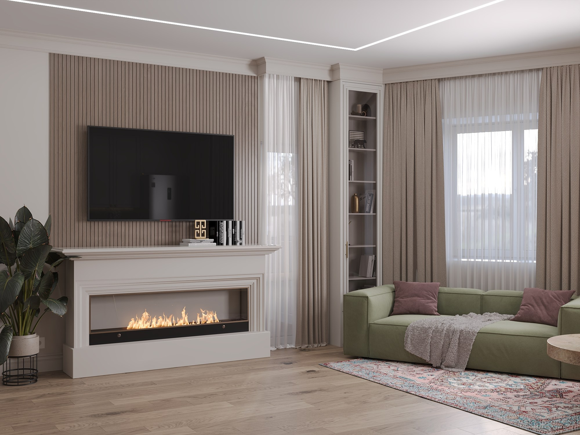 Г. Челябинск, квартира 125 м². БК студия дизайна интерьера