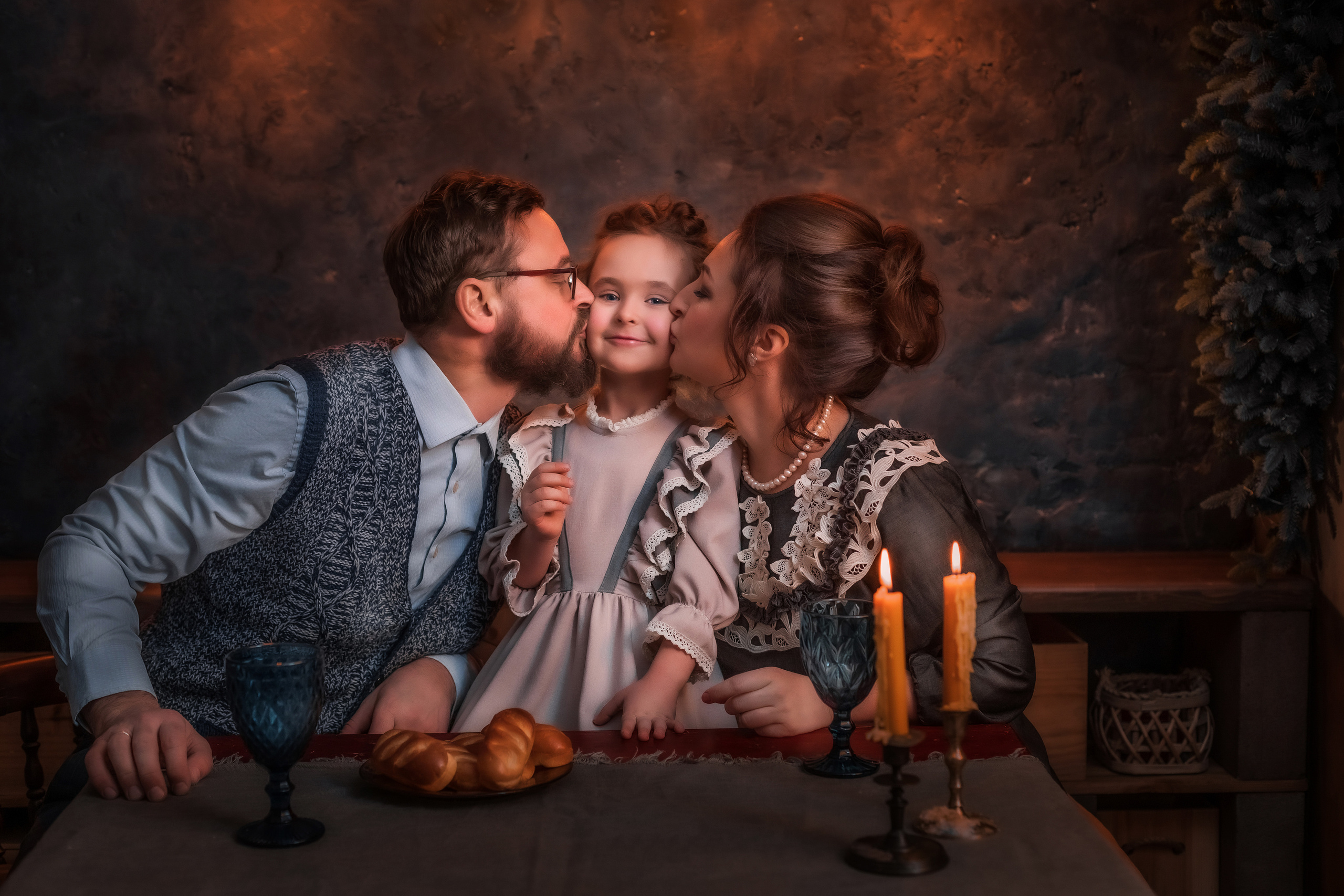 Александр, Оксана, Полина. Сказочная фотосессия. Семейный и детский фотограф в Екатеринбурге Оксана Пипкина