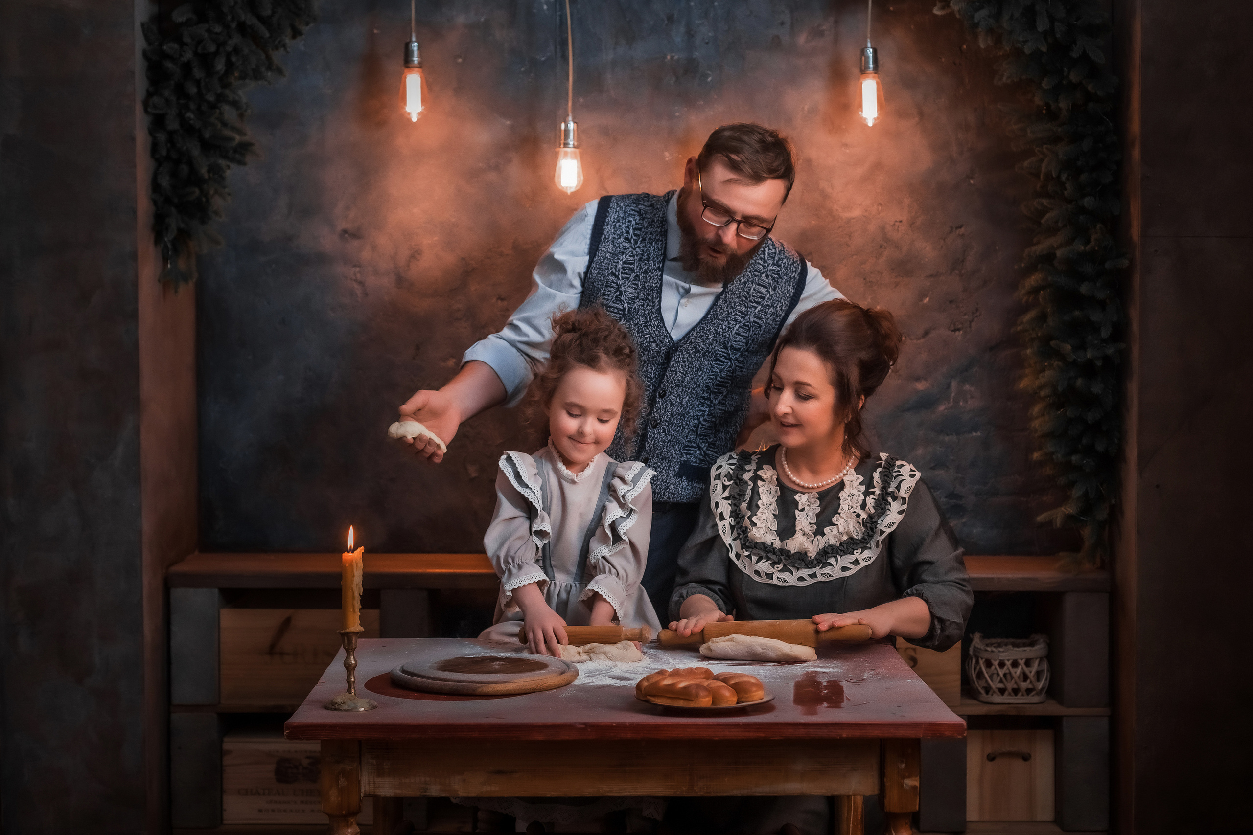 Александр, Оксана, Полина. Сказочная фотосессия. Семейный и детский фотограф в Екатеринбурге Оксана Пипкина