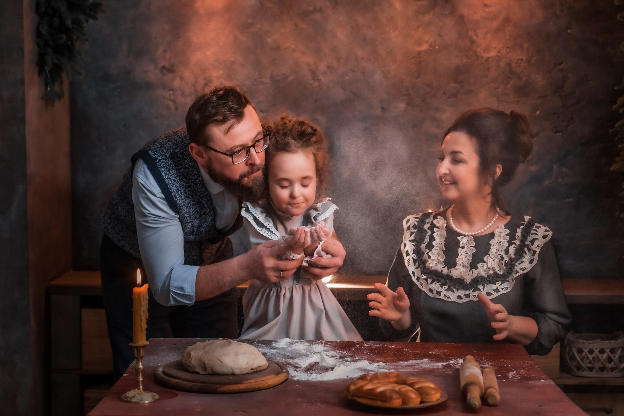 Александр, Оксана, Полина. Сказочная фотосессия. Семейный и детский фотограф в Екатеринбурге Оксана Пипкина