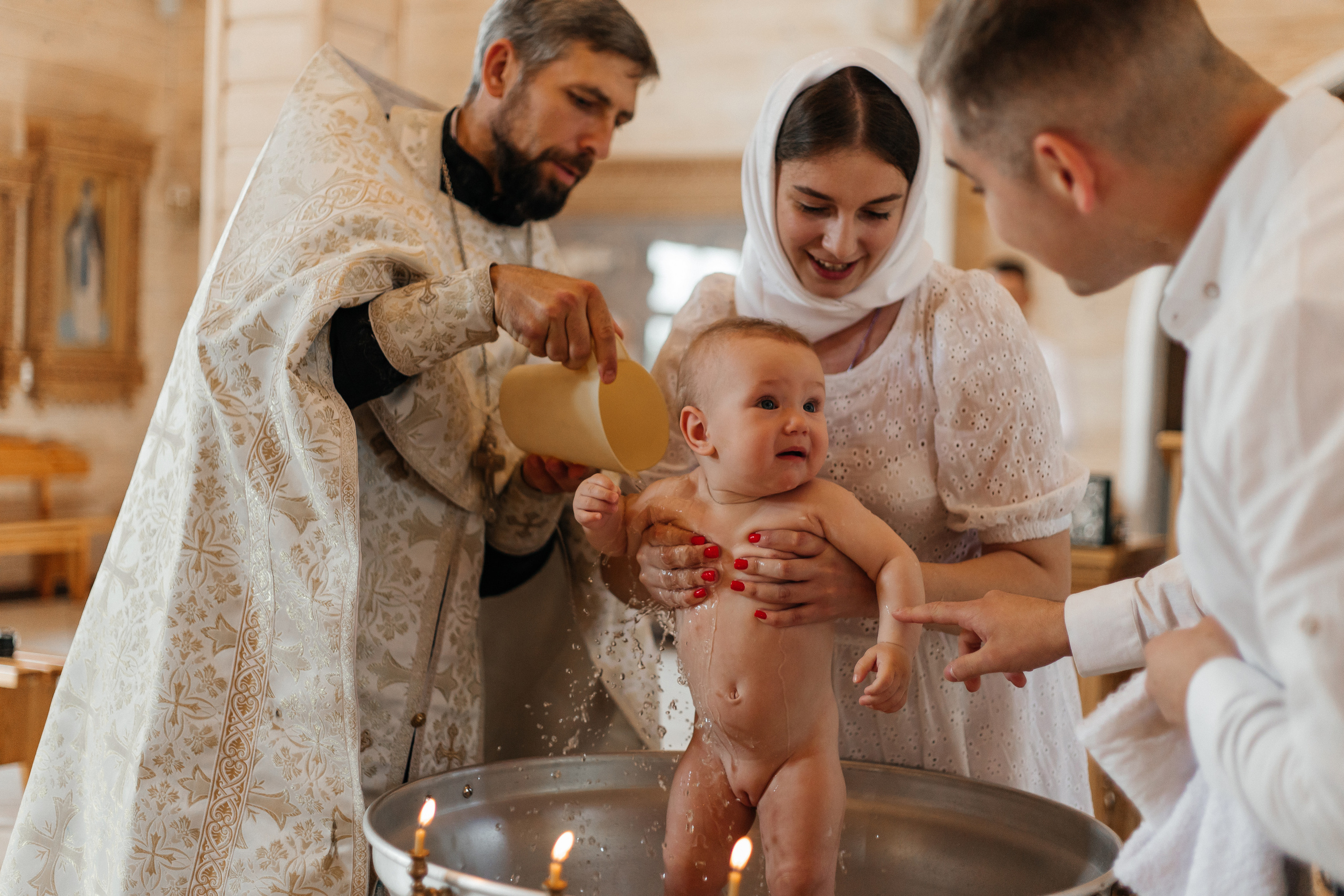 Крещение Василисы. Фотограф Солигорск